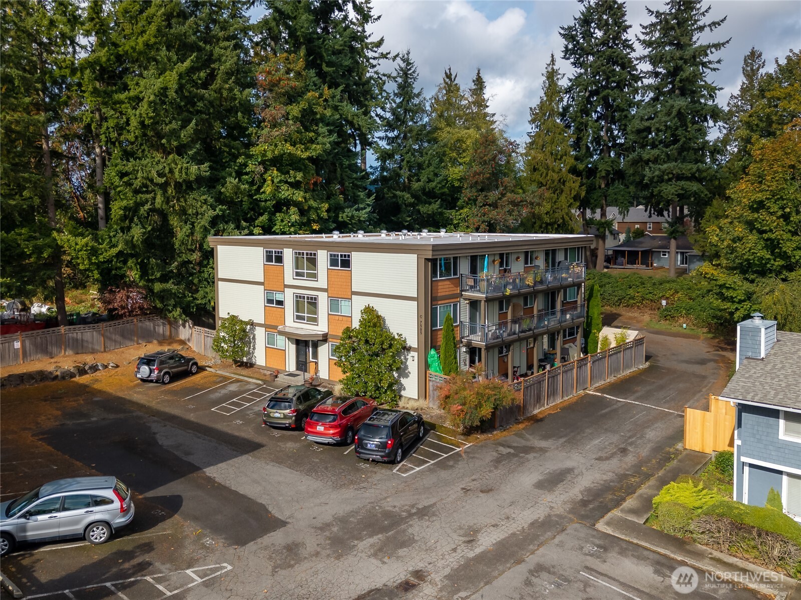 Live above it all in this top floor end unit condo in Edmonds! 3-bedrooms, 2-baths, and approximately 1,480 SF offers plenty of room to relax and entertain. High quality finishes and meticulously maintained throughout make this condo ready for your arrival. The open layout offers generous living and dining areas, while the top floor location provides both privacy and quiet. Granite tile countertops in the expansive gourmet kitchen and elegant cherry-toned cabinets make entertaining a breeze. The third bedroom with French doors could also make an excellent home office. Includes two assigned parking spaces. Situated near parks, beaches, and Edmonds downtown, this condo pairs modern design with low maintenance living in a well-run community!