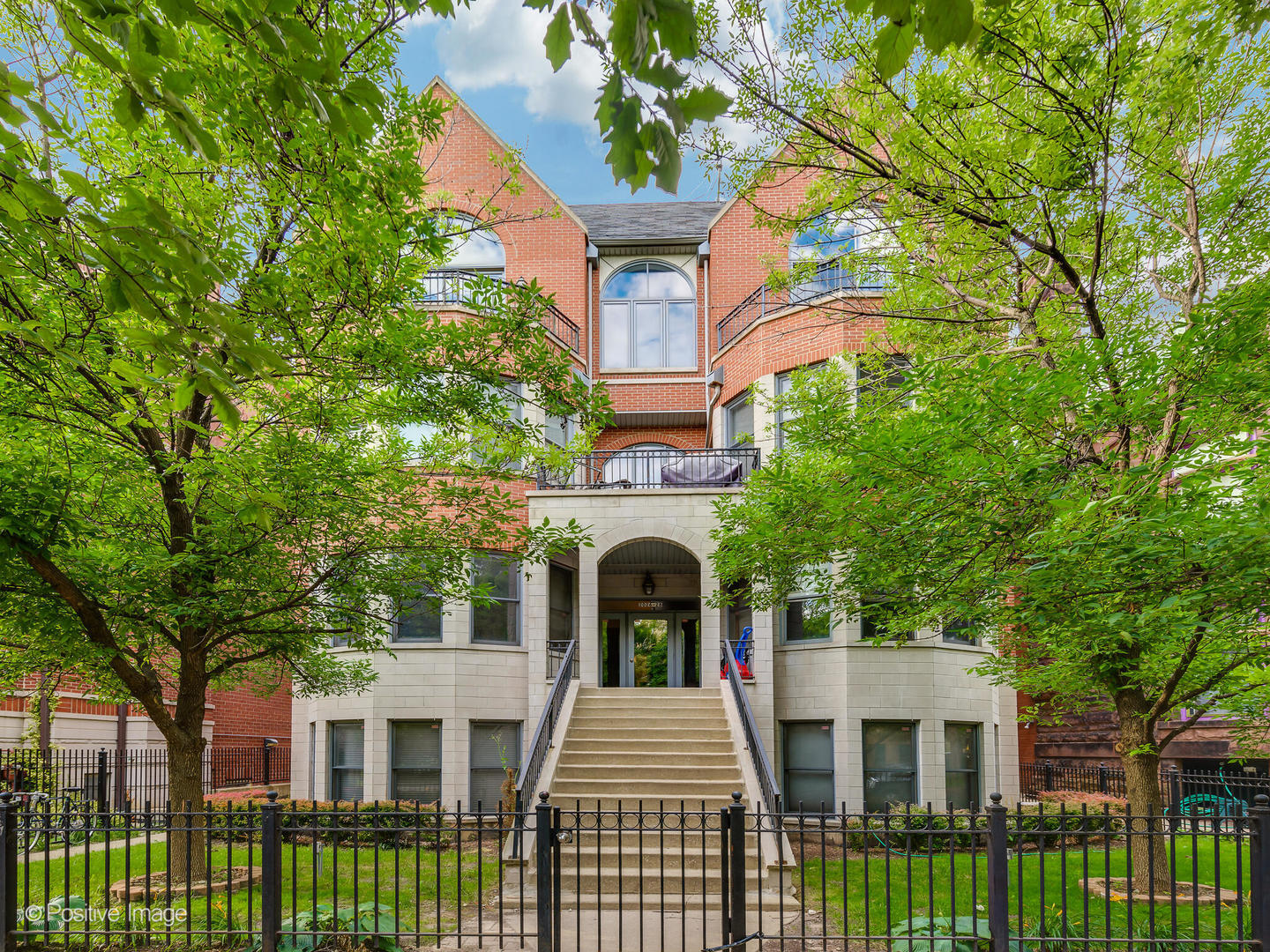 There's no place like home! Welcome to your dream home in the heart of Wicker Park, one of Chicago's most vibrant and sought-after neighborhood. This meticulously updated residence offers the perfect blend of contemporary design and luxurious comfort, providing an exceptional living experience. Step inside this stunning abode and be greeted by the light-filled and spacious living areas adorned with brand new hardwood floors that exude elegance and sophistication. The open-concept layout seamlessly connects the living room, dining area, and the updated kitchen, creating a perfect space for entertaining guests and creating lasting memories. The kitchen is a culinary enthusiast's haven, featuring white shaker cabinets, beautiful quartz countertops, and top-of-the-line GE Profile stainless steel appliances that make cooking a breeze. The addition of a wine fridge with a bar and open shelves adds a touch of sophistication and convenience to your entertaining needs.    The home boasts three generously sized bedrooms, all featuring professionally organized closets, ensuring ample storage space for your belongings. The primary suite is a true retreat, complete with an attached bathroom for added privacy and comfort. Step out onto the private balcony off the primary bedroom, where you can enjoy a morning coffee or unwind with a book while soaking in the neighborhood's tranquil ambiance.    Natural light pours in through the massive windows, accentuating the beauty of this top-floor oasis. The gas fireplace creates a cozy atmosphere, perfect for chilly Chicago evenings. The separate laundry room comes equipped with new washer and dryer, offering added convenience.  One of the standout features of this exceptional property is the massive private roof deck adorned with a charming pergola, providing an ideal space for entertaining, relaxing, and enjoying breathtaking views of the surrounding cityscape.    Situated on a quiet, tree-lined street, this home offers a peaceful retreat while still being within close proximity to all that Wicker Park has to offer. Just two blocks away, you'll find the Damen Blue Line stop, granting you convenient access to the entire city. Explore the local farmer's market, indulge in the eclectic dining scene, and immerse yourself in the vibrant arts and entertainment options that define Wicker Park. To top it off, this residence includes one outdoor, uncovered, and secured parking spot, providing ultimate convenience in a bustling city. Don't miss out on the opportunity to call this exquisite property in Wicker Park your home. Schedule your private tour today and embrace the unparalleled lifestyle this neighborhood has to offer! Please note unit is agent owned.