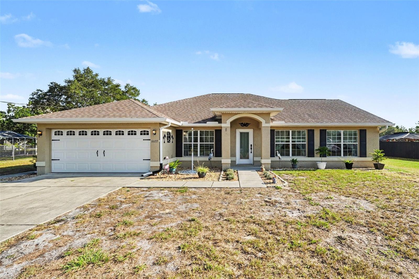 Welcome to this beautifully maintained 2-bedroom, 2-bath home situated on a spacious 0.77-acre lot in the desirable Royal Highlands area. Built in 2017, this single-story residence offers over 2,100 sq ft of living space with an open and inviting floor plan designed for comfortable everyday living. The home features generous living areas, a functional kitchen, and ample natural light throughout. Enjoy the privacy and flexibility of a large lot with plenty of room for outdoor activities, gardening, RV/boat parking, or future enhancements. Conveniently located near shopping, dining, schools, medical facilities, and the Gulf Coast's outdoor recreation opportunities. No HOA and plenty of space to make this property your own. A wonderful opportunity to enjoy peaceful Florida living with modern conveniences nearby.