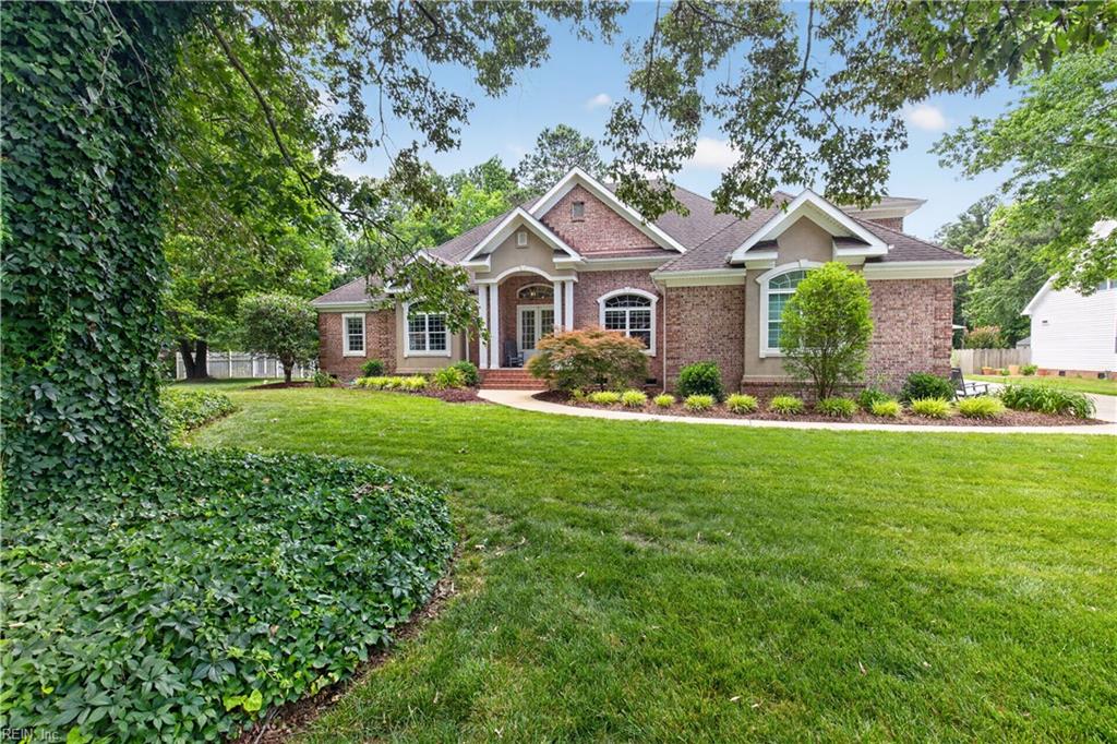 This incredible all-brick, nearly 5,000SF custom-built home is the kind of home dreams are made of. Thoughtfully renovated in recent years with exceptional attention to comfort, craftsmanship, and the way life is actually lived. 4bedrooms each offer their own private retreat w/ ensuite baths. The primary suite bath is a true retreat, with heated tile floors, a soaking tub, and a dual-head shower. Kitchen was made not just for cooking but for gathering: double ovens, gas range, pot filler, under-cabinet lighting, and custom Closet Factory pantry that makes Home Edit dreams come to life. Set on 0.73 acres and no HOA, the outdoors is an extension of the home. Heated saltwater pool, covered patio, lush landscaping, irrigation& room for boats, RVs, and whatever comes next. Detached garage has fully equipped apt wonderful for guests, extended living, creative pursuits, and even rental income. There are truly too many features to list. Every detail has been considered! This one is a must see!