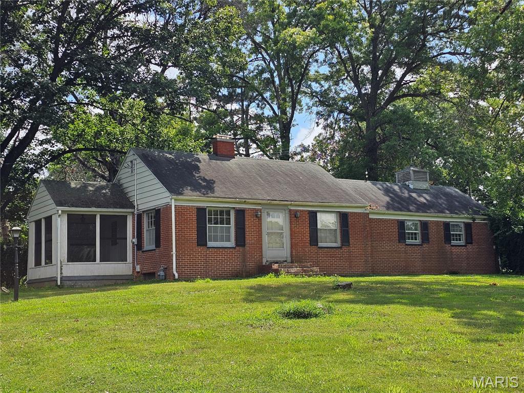 What a find! 4.05 acres, in town, and situated in a park like setting! There is a one bedroom, one bath "tiny home" with loads of
potential and lots of character situated on the property. This brick home has a full walk-up basement, eat in kitchen, large living room
and a screened-in side porch that is perfect for sitting and watching the wildlife that visits your 4-acre lot! Property has a large barn
with a loft that is ready for storage, a workshop or additional parking. Dreaming of having an investment property? This would make
a good one! There is rental potential, a great spot to build and endless possibilities for this lovely piece of ground! Make an
appointment to check this one out!