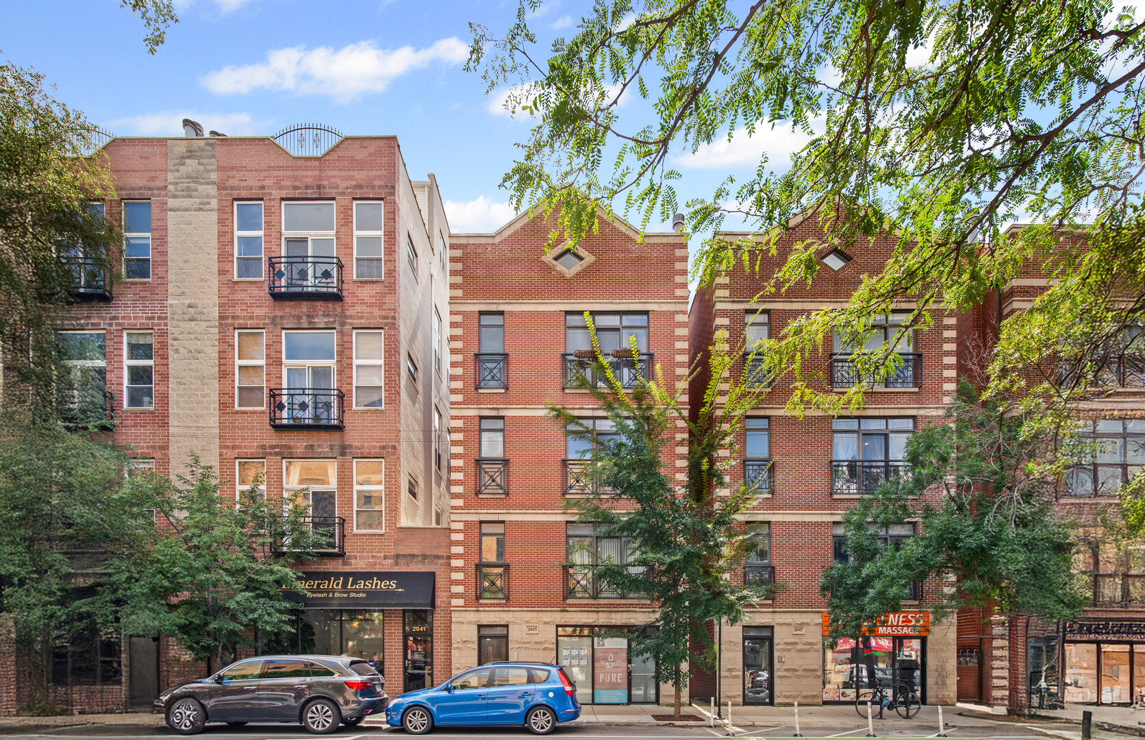 This wonderful & meticulously maintained condo offers 1,800 square feet of living space situated between West Lakeview & Roscoe Village. With a gorgeous primary suite and 2 other generously sized bedrooms as well an oversized kitchen/dining and living room, the spaciousness of this home allows you to settle in and live your best life. The living room has gorgeous built in shelving, and a gas fireplace that goes on with just a switch. Cozy up this fall in your new home, and enjoy all this neighborhood has to offer. Incredible closets in every room, a dedicated laundry room with brand new side by side washer/dryer, 1 garage spot and additional storage in the garage. The large and private deck off the back of unit is accessible by the hallway, allowing you to maintain the primary suite as your private oasis.