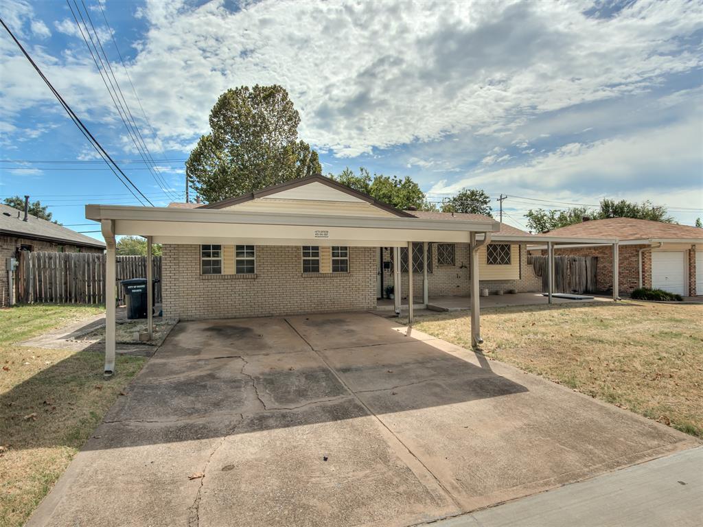 Welcome home to this adorable, move-in-ready 3-bedroom, 1.5-bath home in the highly sought-after Moore School District! Step inside to an oversized living area, spacious dining room, and a bright, open-feeling kitchen filled with natural light. The kitchen offers abundant cabinet and countertop space, a pantry, and plenty of room to cook, gather, and entertain. Large windows throughout the home create a light and inviting feel, while remodeled bathrooms, fresh paint, and thoughtful updates make this one truly turnkey. Outside, you’ll love the covered carport and spacious storm shelter conveniently located out front. The backyard offers even more with a deck, gazebo that stays with the home, storage shed, and separate workshop building—plenty of space for entertaining, hobbies, projects, or extra storage. Clean, updated, and ready to go, this home is a fantastic opportunity for a first-time buyer, downsizer, or investor. Affordable, turnkey homes like this can be hard to find in Moore—come tour this one today!