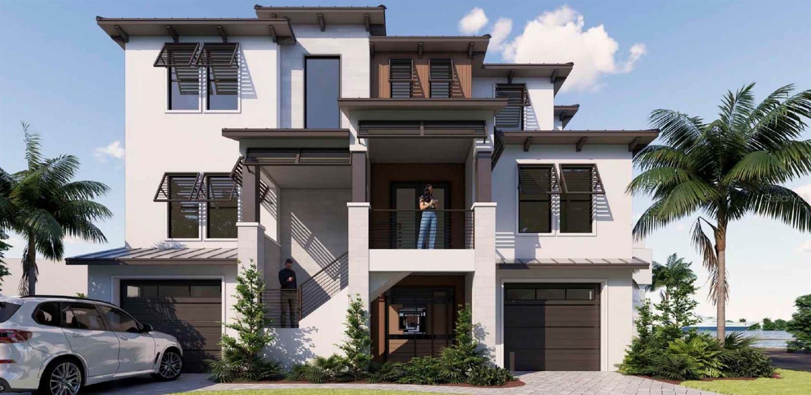 Under Construction. Perfectly positioned on the highly coveted north end of Siesta Key, this exceptional property overlooks the aquamarine waters of Big Pass, Gulf of Mexico and dazzling Sarasota skyline. Perfectly positioned on the highly coveted north end of Siesta Key, this exceptional property overlooks the aquamarine waters of Big Pass and the Gulf of Mexico where dolphins frolic in your backyard. To be custom built by renowned builders - Trend Homes, the residence is thoughtfully designed to capture the very best of island living. The home will feature exquisite custom kitchen cabinetry paired with top-of-the-line appliances, along with elegant stonework and refined millwork throughout. The spacious primary suite offers generous walk-in closets, while expansive windows provide breathtaking water views from nearly every room. Additional highlights include a 4-car garage, and an open, light-filled floor plan ideal for both everyday living and entertaining. Offering over 4,500 square feet of living space, the home includes four bedrooms and four and half bathrooms. Outdoor amenities are equally impressive, featuring a beautiful swimming pool, private boat dock, and seawall. Located just minutes from premier shopping and dining, and close to Siesta Key’s world-famous white-sand beaches, this is a rare opportunity to own a custom waterfront retreat in one of Sarasota’s most desirable locations.