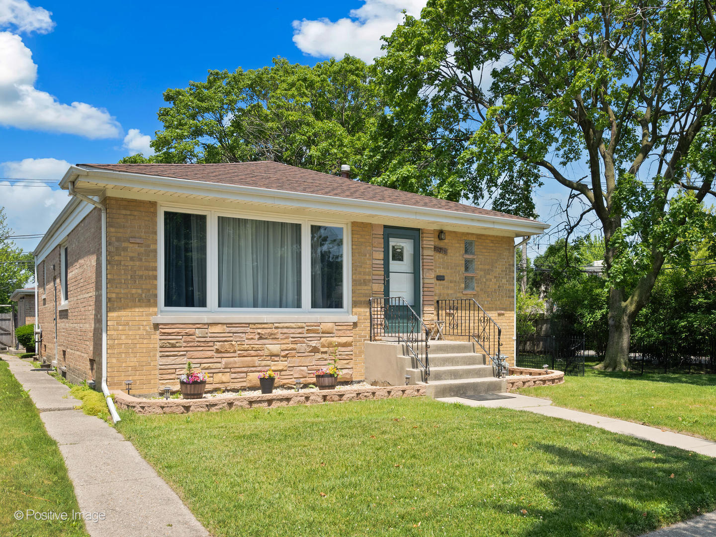 Solid, custom-built raised ranch on an extra-large lot in a serene, park-like cul-de-sac setting! This well-maintained 3-bedroom, 1.1-bath home offers hardwood floors throughout, a spacious eat-in kitchen, and a full, dry finished basement with a convenient half bath. Recent updates include newer windows (2 years), HVAC system (3 years), water heater (2 years), and roof (15 years). Home is equipped with a sump pump and flood prevention system for peace of mind. Enjoy a detached brick 2-car garage and large cement patio-perfect for outdoor living. Quiet, convenient location close to parks, schools, shopping, and transportation. A little TLC in the kitchen and baths will make this solid home truly shine. Excellent opportunity for new homeowners or investors!
