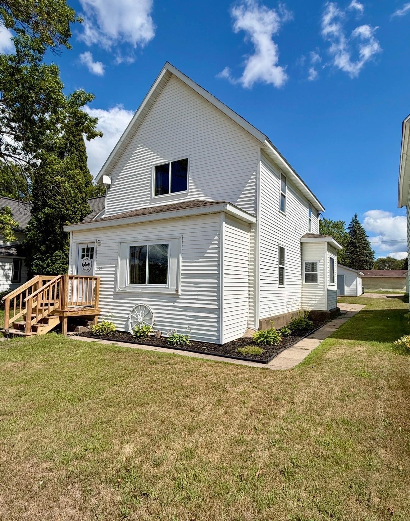 Back up the moving truck!  This property is clean, fresh, and updated.  Updates to the mechanical, plumbing, and electrical systems, with a newer roof, siding, and flooring.  The woodwork is rustic with a classy look.  Two-stall detached garage with a partially fenced yard. This home will go all loan programs!  Don't miss this great opportunity!  Book your showing today!