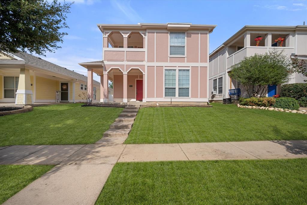 Welcome to 10913 Dillon Street, a beautifully designed 4-bedroom, 2.5-bathroom two-story home in a sought-after Fort Worth neighborhood. This inviting residence seamlessly blends comfort, style, and functionality, making it perfect for families or anyone who loves to entertain. From the moment you arrive, you’ll appreciate the home’s charming curb appeal and the convenience of an attached two-car garage in the back, offering plenty of storage and parking space. Step inside to discover a thoughtfully crafted floor plan with a spacious, open-concept main level that’s ideal for both everyday living and hosting guests. The first-floor primary suite provides a peaceful retreat, featuring ample room for a sitting area, a generous walk-in closet, and an en-suite bathroom for added privacy and convenience. Upstairs, you’ll find three additional bedrooms surrounding a versatile playroom or flex space, perfect for a game room, home office, or media lounge — truly accommodating a variety of lifestyles. Outdoor living is just as impressive. Enjoy relaxing or entertaining in the fenced-in backyard, which offers plenty of space for pets, play, or gardening. The covered rear patio is perfect for weekend barbecues and morning coffee, while the covered second-floor balcony adds a touch of luxury and provides a serene space to unwind after a long day. This property is located within the highly regarded Eagle Mountain-Saginaw Independent School District, known for its excellent academic programs and strong community support. With its open floor plan, multiple living spaces, and appealing outdoor amenities, 10913 Dillon Street is more than just a house — it’s a place to call home. Conveniently located near schools, parks, shopping, and dining, this property delivers both comfort and convenience in one exceptional package.