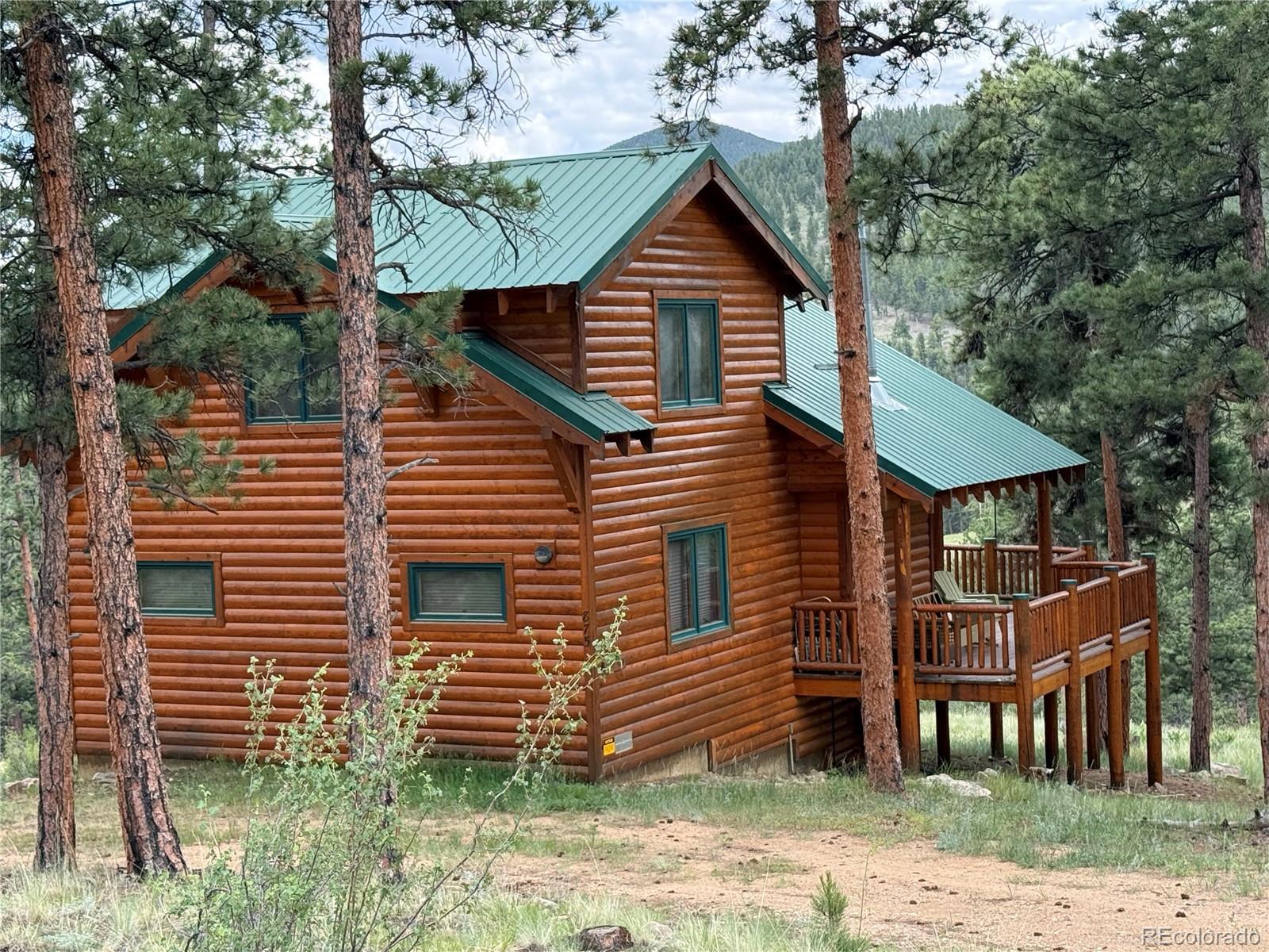 Fantastic setting in the middle of national Forest close to all the Bailey conveniences 
Forest Service Lease. Not to be considered a full time residence but can be used year round. 
Dreamy  Furnished 2 plus bedroom 2 bath, well maintained log sided Cabin.. private setting and spectacular views mostly furnished 
Improvements only