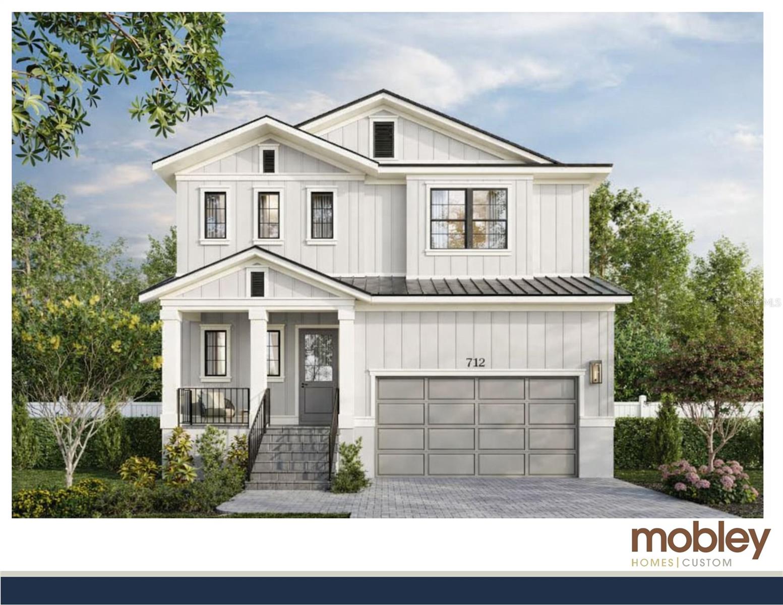 Under Construction. Welcome to this stunning new construction home by Mobley Custom Homes in Tampa's highly desirable Riverside Heights neighborhood! Offering 4 bedrooms, 3 full bathrooms, 1 half bathroom, 3,060 square feet of thoughtfully designed living space, and an attached 2-car garage, this exceptional residence combines timeless architectural charm with sophisticated finishes and modern functionality. Step inside to discover a bright, inviting interior showcasing beautiful wood flooring, designer lighting, refined millwork, and carefully curated finishes throughout. The thoughtfully designed floor plan offers an ideal balance of open living spaces and private retreats, including a dedicated downstairs office, perfect for working from home, and a spacious upstairs loft/bonus room that provides additional flexibility for a media room, playroom, or entertainment space. The kitchen serves as the heart of the home, featuring crisp white upper cabinetry, contrasting soft neutral lower cabinetry, quartz countertops, a farmhouse-style apron sink, and a premium Café appliance package. Culinary enthusiasts will appreciate the 36-inch, six-burner natural gas range, while the spacious kitchen island provides an ideal setting for casual dining, entertaining, and everyday gatherings. Polished nickel pendant lighting and stylish finishes complete this space. The spacious primary suite offers a relaxing private retreat, complete with two walk-in closets providing exceptional storage and organization. The spa-inspired primary bathroom features a freestanding soaking tub, a spacious walk-in shower with elegant marble-look tile and mosaic detailing, dual vanities, and quartz countertops. Secondary bathrooms are equally impressive, showcasing thoughtfully selected tile patterns, polished fixtures, and timeless finishes. Additional interior highlights include a charming custom mudroom with built-in seating and storage, elegant foyer wall detailing, and a conveniently equipped laundry room complete with a front-load washer and dryer, cabinetry, utility sink, and quartz countertops. Designed with both style and practicality in mind, with a dedicated home office downstairs, an additional loft upstairs, and generously sized living areas, this thoughtfully designed floor plan offers the versatility to accommodate a variety of lifestyles. Located on a wonderful street in the sought-after Riverside Heights neighborhood, this home offers convenient access to Armature Works, the Tampa Riverwalk, Downtown Tampa, and the Heights District. No flood insurance required, adding to the appeal of this property. Experience the craftsmanship and attention to detail of Mobley Custom Homes in one of Tampa's most desirable and centrally located neighborhoods. Here is your opportunity to enjoy elevated new construction living in the heart of Riverside Heights!
