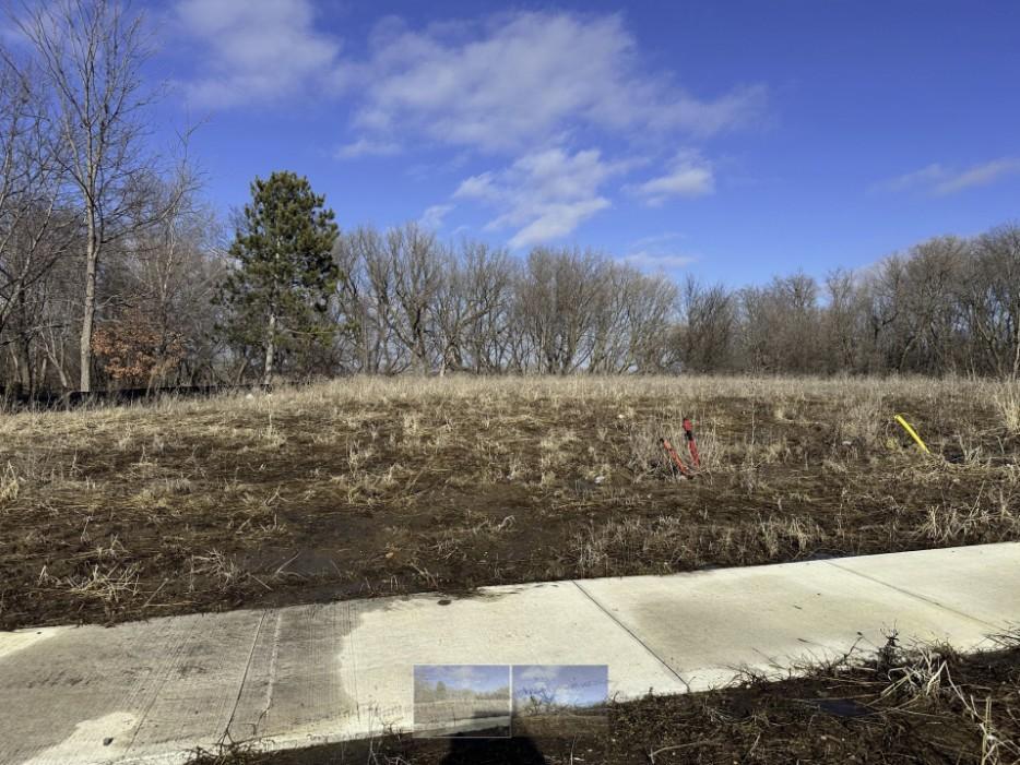 Beautiful large lot with mature trees in back, and no neighbors behind!  Nature preserve behind home with walk or bike trails.Located in new development in a great community, and easy access to I-94.  Bring your own builder or use ours.