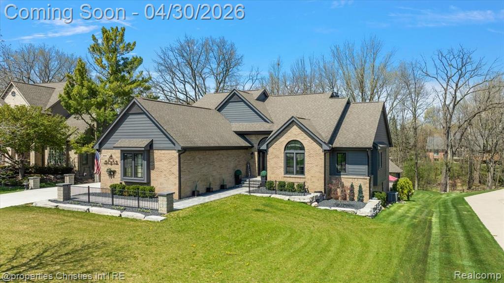 Welcome to an exceptional opportunity in the highly coveted Tanglewood Golf Community. Set on a quiet wooded cul-de-sac, this impeccable Cape Cod invites you into a lifestyle defined by scenic surroundings, a premier 27-hole golf course, and vacation-style living every day of the year. With 4 bedrooms, 3 full and 2 half baths, the home blends timeless character with modern updates - creating charm, privacy, and space. The main level features rich hardwood and marble flooring, a stylishly updated kitchen with granite countertops and two-tone cabinetry, and a spacious first-floor primary suite with a vaulted ceiling and spa-like bath. A light-filled three-season room extends your living space and offers the perfect place to unwind.The finished walk-out lower level is an entertainer’s dream, complete with a full kitchen, additional bedroom, multiple baths, and a cozy living area with a second fireplace - ideal for guests or extended stays. Outdoors, enjoy your own private oasis with a gated in-ground pool, pool house, covered bar, and beautifully designed paver patio.Surrounded by professional landscaping and enhanced by numerous updates including furnace, A/C, roof, driveway, garage doors, and Andersen front entry - this home is as well-maintained as it is welcoming. This is more than a home, it's a lifestyle.