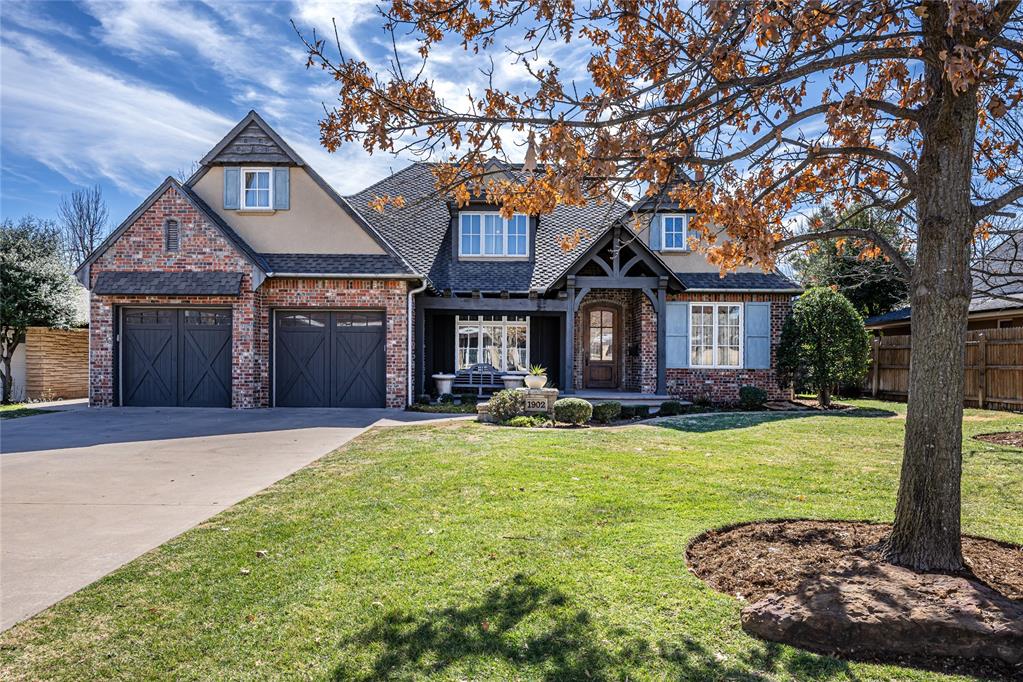 Custom built by Ward Coe in 2007! Fabulous location in much desired Nichols Hills! Total quality built with wood floors downstairs . *NEW ROOF WILL BE INSTALLED PRIOR TO CLOSING**  High ceilings with stunning alder wood beams! Remodeled kitchen with stainless appliances, island, Thermador 6-burner gas cooktop & double ovens, ice maker, walk-in pantry, breakfast bar, island, wood floors, crown & speakers.  Formal dining with wood floors, wood beam ceiling and fireplace. Family room with wood floors, speakers, double crown & wood burning fireplace. Formal living with wood floors, crown & speakers. Primary bedroom downstairs with wood floors, crown, speakers and remodeled bathroom with shower, free standing tub, makeup vanity, double sinks and walk-in closet. 2nd bed downstairs with wood floors, crown & full bath with shower could also be used as study if needed. 2 large bedrooms upstairs each with own full bath, window box and walk-in closets. Bonus room upstairs with fan can be used as gameroom, workout area....etc. Spacious 2-car garage with coated floor in 2023 & EV car charger in 2022. All bathrooms updated along with all carpet upstairs in 2022. Hot water Tank replaced 3-2026. Water softner added in 2022, 2 a/c units replaced 2023/2024. Sparkling pool diving pool added in  2018. This home is absolutely immaculate and move-in ready!