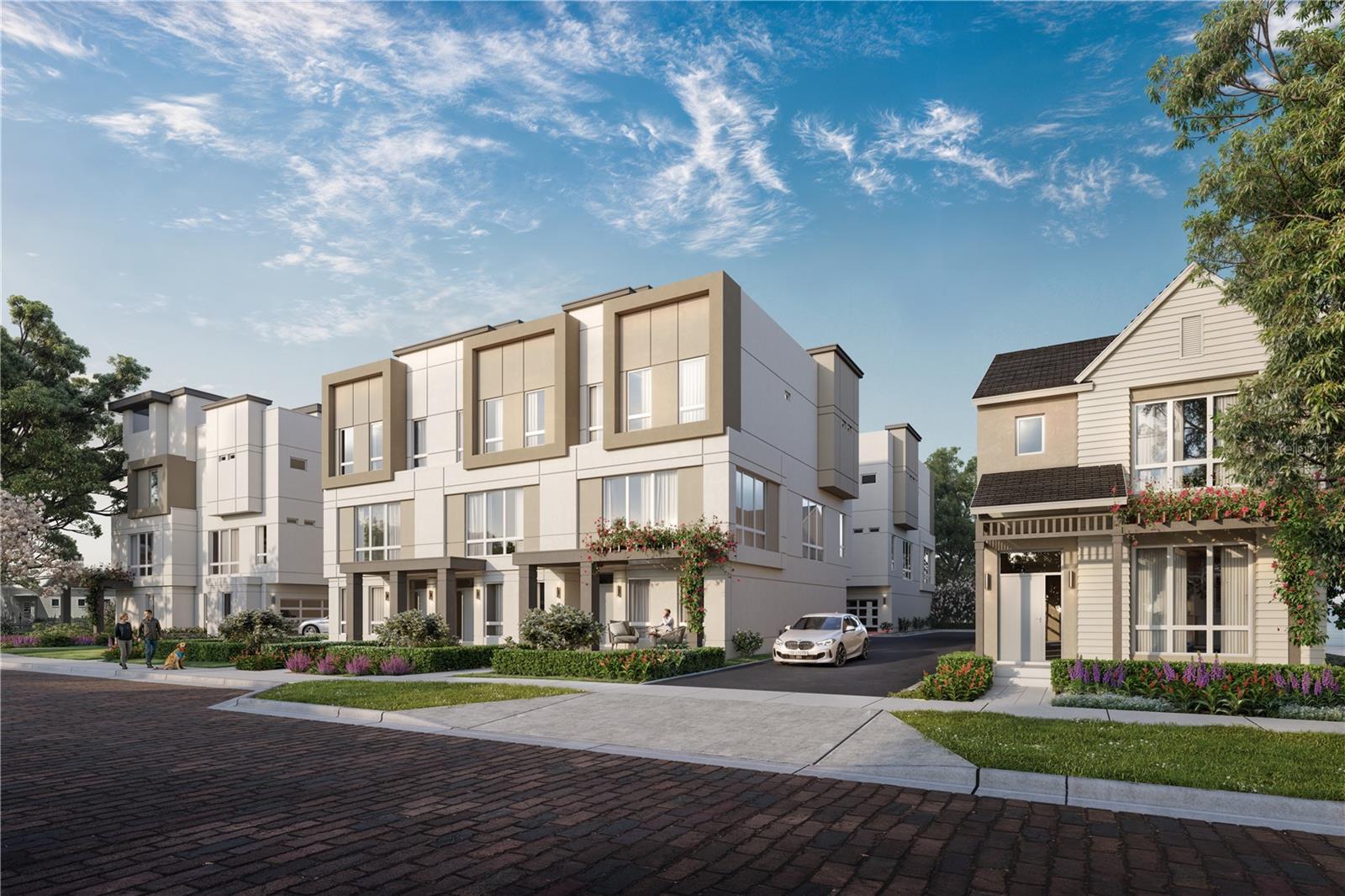 One or more photo(s) has been virtually staged. Under Construction. One or more photo(s) has been virtually staged. Under Construction. Vilasa Thornton Park combines luxury with a location in the heart of Thornton Park. Experience upscale living in this brand-new, three-story corner townhome in the vibrant Thornton Park neighborhood—blocks from iconic Lake Eola and Downtown Orlando. Designed for both elegance and convenience a spacious open layout, and fabulous location. Upon entering, you’re welcomed by a large foyer leading to a versatile first-floor bedroom with an en-suite bathroom—ideal as a private guest suite, home office, or in-law suite. This level also includes a two-car garage with a generous storage closet. The second floor is bathed in natural light, showcasing a gourmet kitchen with custom floor-to-ceiling cabinetry, high-end appliances, quartz countertops, and oversized windows. The open-concept dining and living areas provide ample space for relaxation and entertaining, rich with character and warmth. On the third floor, you’ll find a secondary en-suite bedroom and a cozy open space—perfect for a reading nook, sitting area, or home office. The primary suite is a true retreat, boasting spacious closets and a luxurious bathroom with abundant storage and natural light. As an end unit, this home offers unparalleled views of Downtown Orlando. The 11-unit townhome community, including a duplex, is perfectly positioned near Thornton Park’s charming restaurants, boutiques, and salons. Lake Eola’s vibrant events, Sunday Farmer’s Market, and yoga in the park are just steps away, offering a lifestyle rich in culture and recreation. The Dr. Phillips Center, Kia Arena, and Michelin-starred restaurants in the Mills 50 District are all within a short distance. With ORMC just 2 miles away and AdventHealth 2.5 miles away, this home provides the perfect balance of luxury, location, and walkability. Don’t miss your opportunity to own an elegant urban retreat in one of Orlando’s most sought-after neighborhoods. The images and renderings displayed are virtually staged for illustrative purposes only and may not reflect the completed property's final design, materials, finishes, or layouts. All renderings, floor plans, and specifications are subject to change at the developer's discretion without prior notice. Actual features and amenities may vary. Room sizes may vary and should be verified by the buyer.