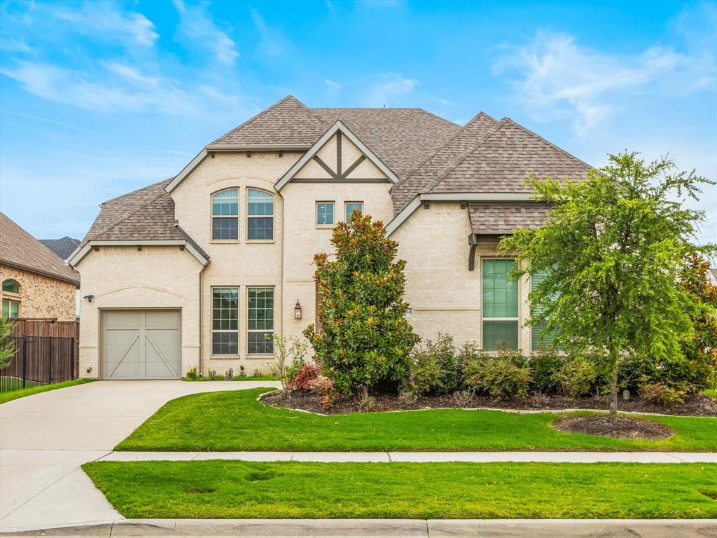 Welcome to 13194 Brokers Tip Lane—a stunning custom home in Frisco, built in 2018 on a spacious corner lot. With over 4,200 square feet, 5 bedrooms, each with an ensuite bath. Located in the desirable Master Planned and Gated community of Lexington Country with highly sought after Frisco schools! The heart of the home features a gourmet island kitchen, stainless steel appliances and custom cabinetry, all that cater to both the culinary enthusiast and the casual cook. The open-concept layout seamlessly connects the kitchen to the living and dining areas, creating an inviting space for entertaining guests or enjoying intimate family gatherings. Attention to detail is evident in every corner, from the elegant finishes to the high-quality materials used throughout. Expansive windows flood the home with natural light, enhancing the modern aesthetic and providing serene views of the surrounding landscape. Upstairs, discover an expansive versatile game room and a separate dedicated media room, perfect for entertainment and leisure. This residence is not just a home; it is a testament to refined living, offering a sanctuary where luxury and comfort coexist. Experience the pinnacle of modern elegance where every detail has been designed to perfection. Beyond the home, the community offers a wealth of amenities, secure guarded-gated access, a community pool, a club house, a fitness center, a serene park, providing endless opportunities for recreation and relaxation.  Split 3 car garage. Energy features include a tankless gas water heater, zone irrigation system, and radiant barrier decking.