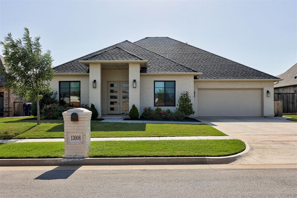 Welcome to this beautiful home in Deer Creek’s Cobblestone Curve addition, offering a clean, modern aesthetic and a thoughtfully designed floor plan. With 3 bed, 2 and a half bathrooms, an office/4th bedroom, and a tandem 3-car garage, this thoughtfully designed floor plan offers plenty of space to live, work, and entertain. The open-concept living area is anchored by a gorgeous brick fireplace and a spacious great room that flows seamlessly into the kitchen. Home chefs will appreciate the large center island, stainless steel appliances, gas range, abundant cabinet and countertop space, and a formal dining room just steps away. Wood-look tile flooring throughout the main living areas adds both style and durability. The private primary suite is filled with natural light and features a spacious en suite bath complete with dual vanities, a dedicated makeup desk, a soaking tub, a walk-in shower, and a large walk-in closet with direct access to the laundry room for everyday convenience. Step outside to enjoy a spacious backyard with lush landscaping and a covered patio that’s perfect for relaxing or entertaining. An above-ground storm shelter provides added peace of mind. Residents of Cobblestone Curve enjoy neighborhood amenities including a community pool, park, and basketball court, all within the highly regarded Deer Creek School District. Plus, with the Kilpatrick Turnpike less than five minutes away, you’ll have quick access to shopping, dining, and everything the Oklahoma City metro has to offer!