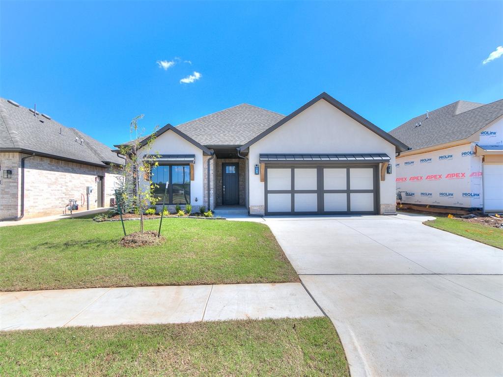 This NEW CONSTRUCTION home is located in the stunning Sandoval addition in South OKC on SW 134th and May.  This is a GATED active adult community with lawn maintenance included in the lease rate.This home features 3 bedrooms, 2 baths and is 1,631 square feet.  This home has unique finishes and amenities such as deco tile, a pot-filler in the kitchen, a tankless water heater, an outdoor fireplace, luxury closet shelving, built-in appliances, an irrigation system, custom lighting, and so much more!Tenant is responsible for electric, gas, and water.  No smoking or vaping.  A 12-month lease, background check, and credit check are required.