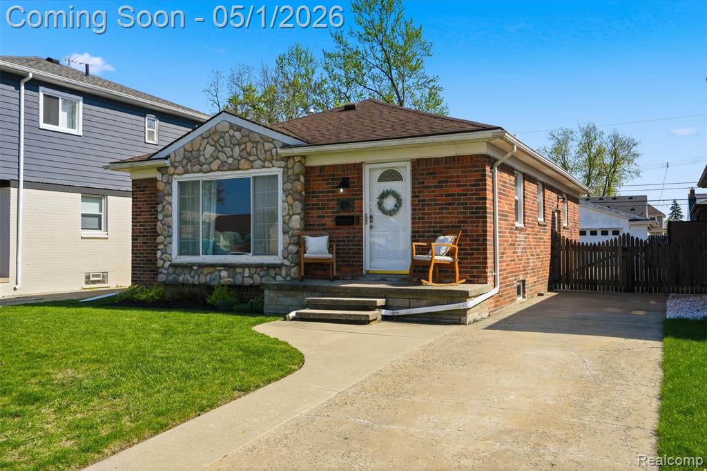 Welcome to 65 W Elmwood, right in the heart of Clawson, just steps from downtown, Clawson Park, and some of the best local spots around. This home has been thoughtfully updated over time, with major improvements already completed, offering peace of mind and long term value. The main level was taken down to the studs (2011) with updated drywall, insulation, electrical, plumbing, doors, and select windows. Mechanical updates include furnace with humidifier (2014), AC (2024), water heater (2025), and washer and dryer (2021).Inside, the space is clean, bright, and easy. The main living space flows naturally with great light and an abundant amount of overhead lighting that keeps everything feeling sharp day or night. The kitchen brings a modern edge with white shaker cabinets, stainless steel appliances, and a peninsula that connects seamlessly into the dining and living areas. Bedrooms are simple, fresh, and comfortable with newer carpet (2023).The finished basement (2017) is a major bonus. It is open, flexible, and ready to adapt to whatever you need whether that is entertaining, a second living space, or a home gym. The built in bar and separate laundry space with extra fridge setup make it even more functional.Out back, you get a fully fenced private yard with a clean patio, lighting, and exterior outlets already in place. Add in the sprinkler system and it is low maintenance and ready to enjoy. The oversized two car garage with electrical gives you real usable space for storage, hobbies, or a workshop.Stylish, functional, and right where you want to be this is Clawson living done right.*OPEN HOUSE SATURDAY MAY 2ND FROM 2-4PM*