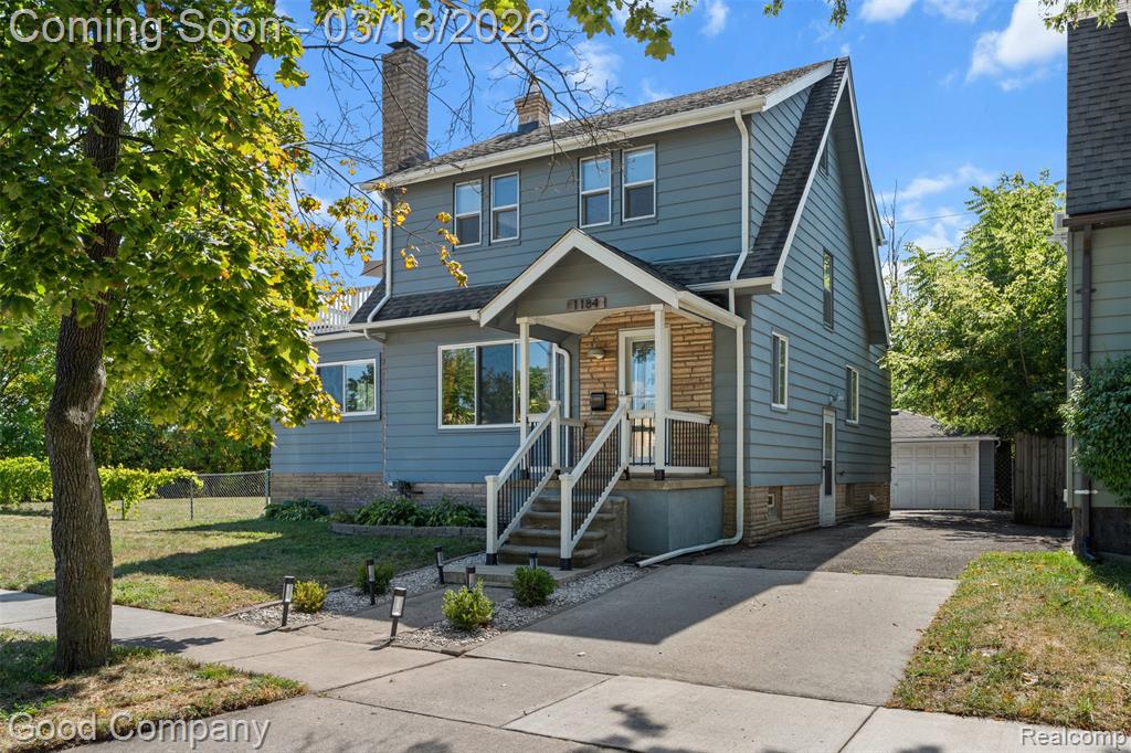 Discover this rare opportunity to own a beautiful home on a quarter-acre TRIPLE LOT only a half mile from downtown Ferndale! With significantly above-average square footage for the area, this residence blends timeless character with thoughtful updates. Inside you’ll find hardwood floors, coved ceilings, and a warm family room with a cozy fireplace and unique wood-beamed ceiling. The kitchen features stainless steel appliances (2019), while recent mechanicals — furnace and water heater (2019), A/C (2020), and roof (2018) — offer peace of mind. The spacious waterproofed basement, already plumbed for an additional bathroom, provides excellent future potential. Outdoor living is a dream with a two-car garage, oversized deck, and second-level balcony, all overlooking the large fully fenced yard. Adding to a private outdoor oasis, to the east this home displays a two story wall of shrubbery that fills in beautifully in warmer months, while to the south, a neighborhood park and green space runs the length of the back of the home. From the front, hop through the lot of local gem Garden Fresh Gourmet and you are on your way to enjoy a 10 minute walk to downtown Ferndale. The lot size meets city requirements to split the parcel, delivering great potential for additional future income! Nestled on a quiet tree lined dead-end street near several parks, yet just a short walk to downtown Ferndale’s shops, dining, and nightlife, with quick freeway access, this home delivers the perfect balance of character, updates, and location.