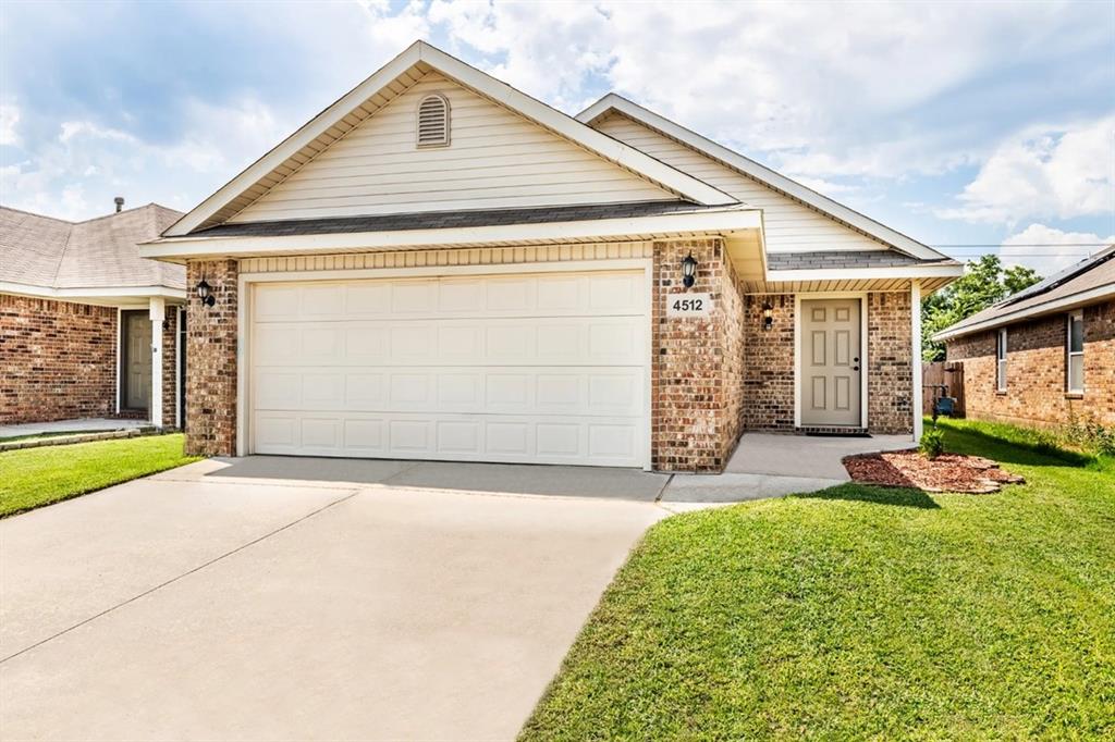 Home For Lease, Conveniently located near I-240, Heart Hospital and Tinker Air Force Base.  This home features three beds and two full baths. The kitchen opens to living roomAnd includes spacious countertops along with a pantry. space for dining room And breakfast bar.  The bedrooms are spacious and the master bedroom has a private bathroom. community has sidewalks, park and pond.  Property is also listed for sale. For $199,900, if we get approved applicants, it will be removed.