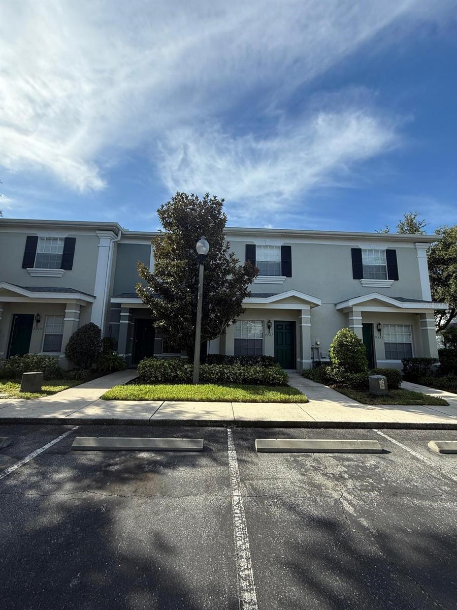 Just Listed a Beautiful 2 Bedroom/ 2.5 Bathroom Townhouse Styled Condo located in the GATED COMMUNITY of Savannah Pines. Spectacular Location, close to Airport, major highways (417 & 528) and Lake Nona Medical city. The kitchen opens to the living room.  Upstairs leads to a landing with a laundry closet between the two bedrooms. There is a covered back porch with storage closet. Amenities include: clubhouse, gym, playground, and a community pool!