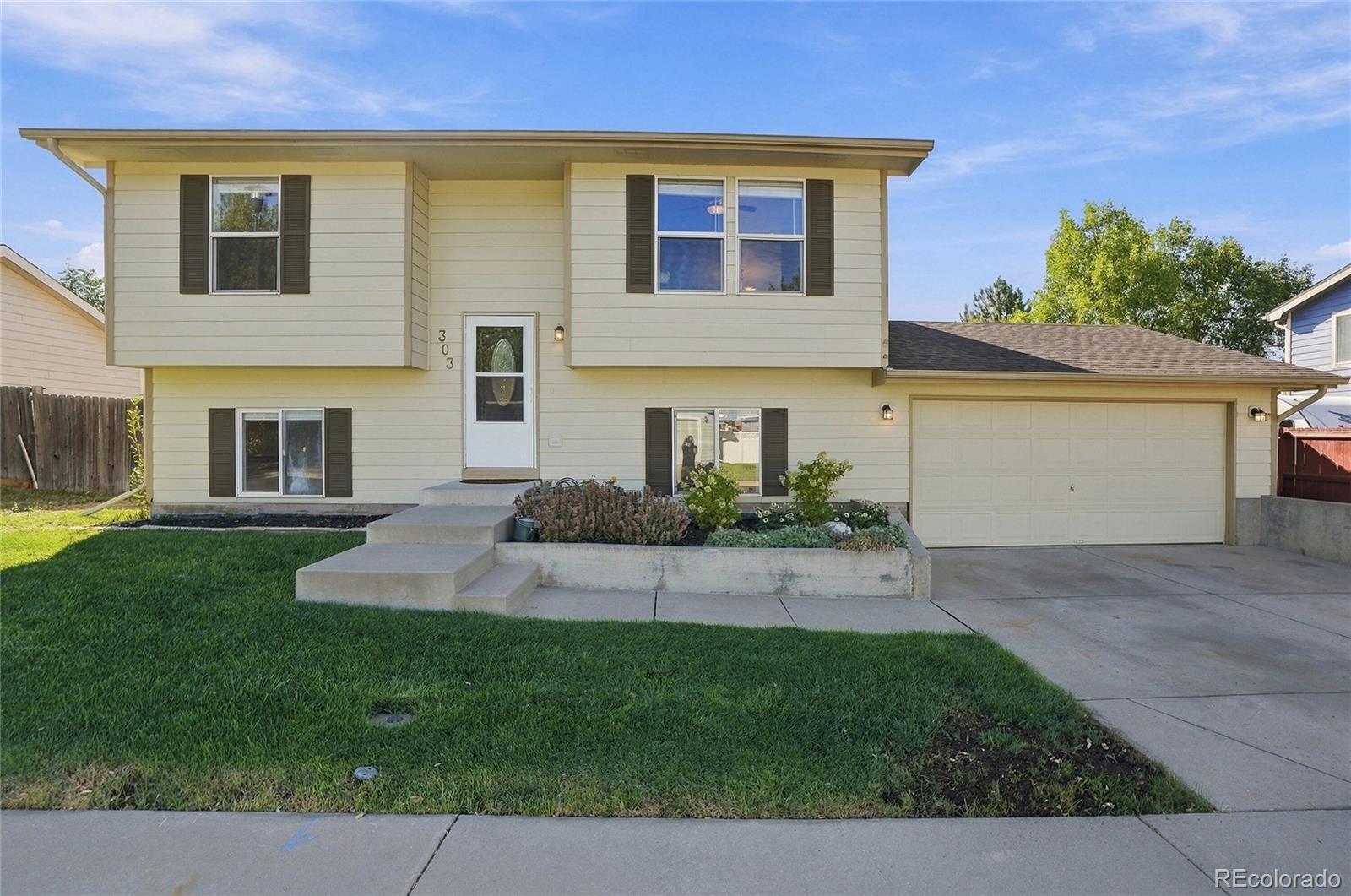 Welcome to this beautifully updated and upgraded home nestled in a quiet subdivision featuring a community park and an exciting selection of new local amenities nearby. Thoughtfully improved throughout, this home offers a wonderful combination of modern updates, quality finishes, and comfortable living spaces. The main and lower levels feature new LVT wood-look flooring, complemented by fresh paint and custom wood shelving and carpentry details throughout the home. The kitchen has been thoughtfully updated with a new pantry cabinet, sink and faucet, and stainless-steel appliances, including a new refrigerator added in 2024. Numerous additional updates provide peace of mind and everyday convenience, including a new NEST thermostat, replacement floor vents, new window blinds, updated electrical outlet devices, and a new medicine cabinet and shower head. The A/C condenser was serviced in July 2026, and the home's filters are changed regularly. The newly finished basement offers an impressive additional living area, including a new primary bedroom with new flooring, doors, and a walk-in closet. The beautifully updated bathroom features a new vanity, shower, toilet, exhaust fan, electrical devices, fixtures, and flooring. A new washer and dryer add even more convenience. Step outside to enjoy the beautifully landscaped yard, complete with a new sprinkler system, drip-line irrigation on a timer, new pavers, a shed and a new side gate. Raised vegetable beds and multiple mature trees create a welcoming outdoor space, while new exterior electrical outlets add functionality. Additional upgrades include a new garage door opener with Bluetooth and MyQ app connectivity, along with two remotes. With extensive updates throughout and careful attention to both style and function, this home is truly move-in ready and offers a wonderful opportunity to enjoy a beautifully refreshed home in a welcoming neighborhood. Lots of new Amenities now and more coming soon.