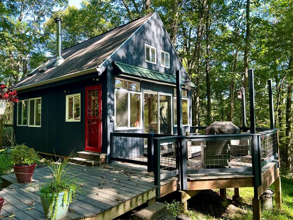 Check out the multiple opportunities for this 12 acres of wooded secluded property with a main house, Yurt (Mountain Waves Yurt), 4 season workshop, and much more.  The main house is 1-BD, 1-BA with a large open main living area and Trex deck overlooking the woods.  It also has a fenced area for pets.  The Yurt was built with above standard construction and also has 1-BD, 1-BA, as well as its own fenced area and secured deck for pets. It currently operates as an Airbnb called Mountain Waves Yurt, which has been very successful and the name can be purchased at an additional cost.  The Yurt with additional acreage can be easily parceled off to be sold separately. The property has additional out buildings including a 16x18 4-season workshop with power tools available at additional cost.  Conveniently located 4 miles from Meadows of Dan.  Close to Primland Resort and Old Mill Golf resorts, Tri-Area Medical Clinic, Many wineries, Zip lines, hiking trails and the Blue Ridge Parkway.  Appointments for showing are mandatory and require at least 2 hours notice.  Seller wishes to Lease back for up to 90 days.