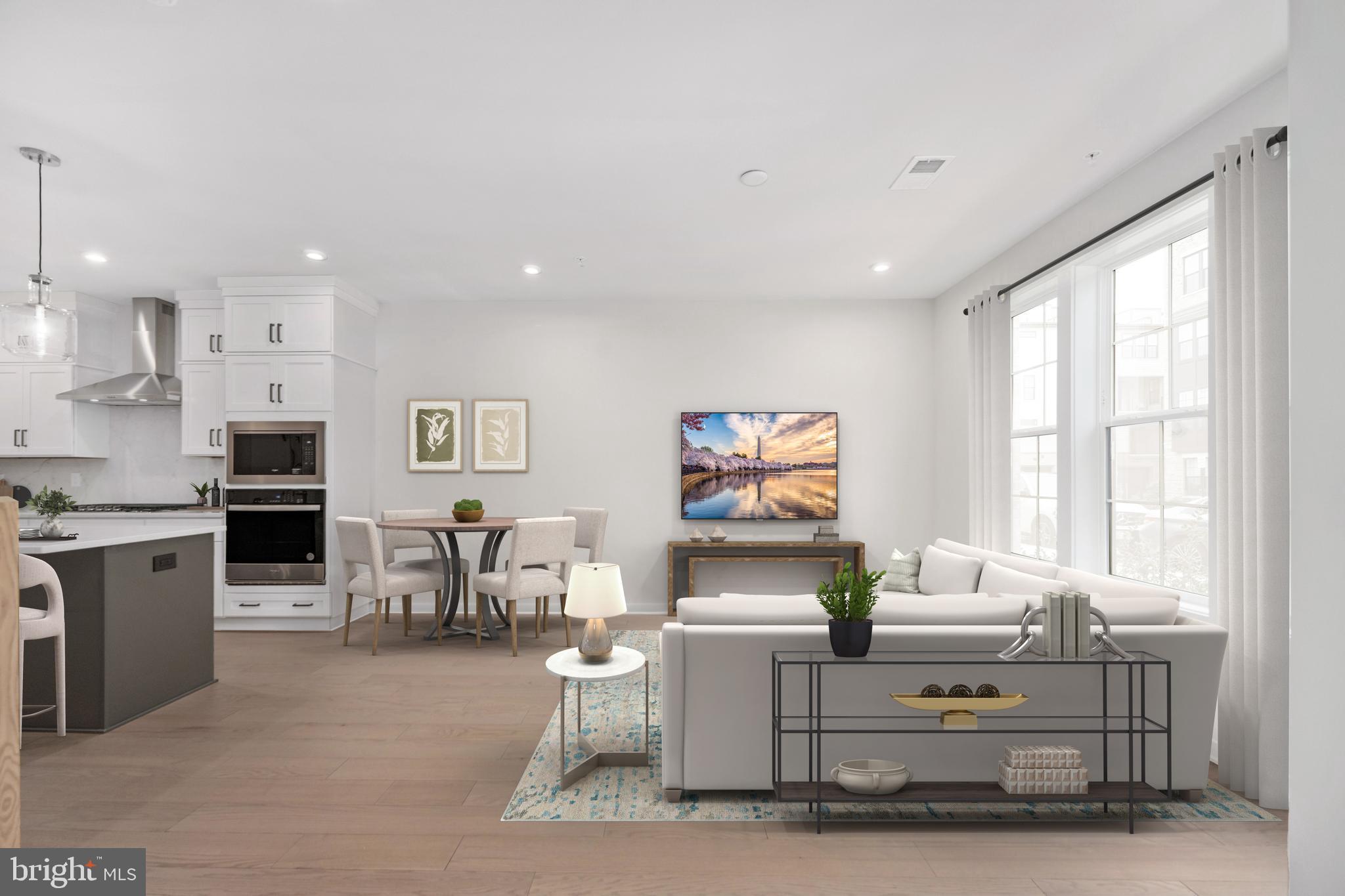 Experience modern living at its finest in this beautifully crafted Sully Greensboro residence, perfectly positioned only moments from the Ashburn Metro. The community offers exceptional amenities, including a resort-inspired pool, clubhouse, fitness center, trails, and playground—everything you need for a vibrant, convenient lifestyle.Inside, the home features a professionally curated kitchen complete with cool contemporary white cabinets, matte black fixtures, quartz countertops with continuous quartz backsplash, an island, and high-end KitchenAid stainless steel appliances—ideal for weeknight cooking or hosting guests.The upper level boasts a generous primary suite enhanced by a tray ceiling, walk-in closet, spa-like bathroom with dual vanities, an expansive shower with seat, and a private covered balcony. A dedicated laundry room on the bedroom level adds everyday ease, featuring Whirlpool front-load appliances, upper cabinetry, and a utility sink.Additional standout features include, oak staircase, wide-plank luxury vinyl flooring throughout the home.Don’t miss this opportunity to secure a gorgeous home in one of Loudoun County’s premier metro-accessible neighborhoods!