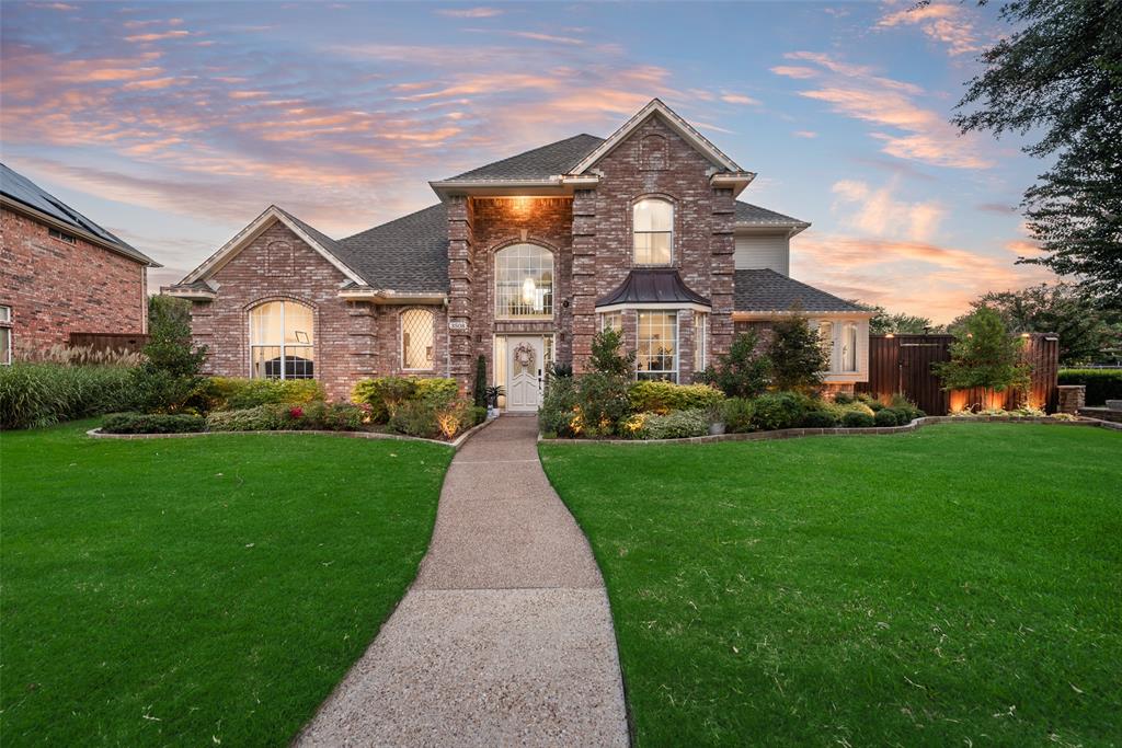 Welcome to 3508 Bentley Court, the original model home of Preston Meadows. Situated on a spacious quarter-acre lot, this thoughtfully updated 4-bedroom, 3.5-bath residence offers 3,200 square feet of flexible living space and timeless appeal. As you enter, a private home office sits just off the foyer, and you're immediately greeted by the expansive main living area—ideal for both everyday living and entertaining. The fully renovated kitchen is a true showstopper, featuring a large island, quartz countertops, abundant cabinetry, a gas cooktop, and new stainless steel appliances, all open to the inviting dining room. A dual-sided fireplace adds warmth and charm, seamlessly connecting the formal living and dining room. The first-floor primary suite includes a spacious sitting area—perfect for a reading nook or quiet retreat. Upstairs, you’ll find three additional bedrooms, two full baths, and a versatile game room currently used as a media room. Step outside to an entertainer’s dream backyard, complete with a custom gazebo, multiple seating areas, and fresh landscaping with upgraded lighting. The owner has invested over $150,000 in upgrades, making this home truly move-in ready. Schedule your showing today!