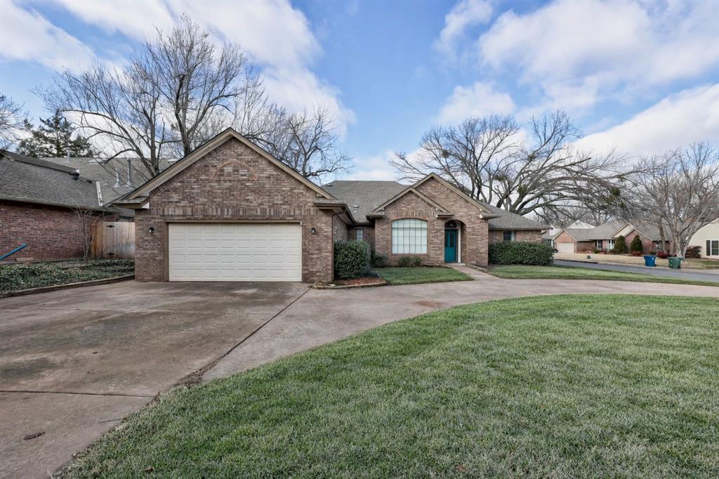 Welcome home to Chimney Hill, one of Edmond’s most beloved and established neighborhoods. This home features large open rooms, tall ceilings, luxury hardwood floors, formal dining, large main living area, plus a cozy wood-burning fireplace in the “keeping room” located just off the kitchen and breakfast nook. The flexible layout provides plenty of space for formal occasions as well as casual gatherings.The kitchen includes solid countertops, ample storage, an upgraded gas range with griddle, as well as double ovens, all GE Profile. Tucked away in its own private wing, the primary suite serves as a serene retreat. The updated ensuite bath boasts a European-style shower with dual showerheads, a separate soaking tub, double vanities, and a spacious walk-in closet, delivering both luxury and functionality. On the opposite side of the home, three additional bedrooms are thoughtfully arranged alongside an updated hall bathroom with double vanities and abundant storage, providing comfort and convenience for family or guests. Situated on a desirable corner lot with mature trees, the backyard offers a peaceful outdoor escape complete with a covered patio and oversized flower beds that burst with color in the spring and summer months. Enjoy the ease of walking distance to the neighborhood pool, recreation courts, and nearby Hafer Park, known for its scenic trails and green spaces. With close proximity to shopping, dining, and Edmond’s top amenities, this exceptional home delivers the perfect blend of space, style, and location. A rare 4 bedroom opportunity in Chimney Hill…schedule your private showing today.