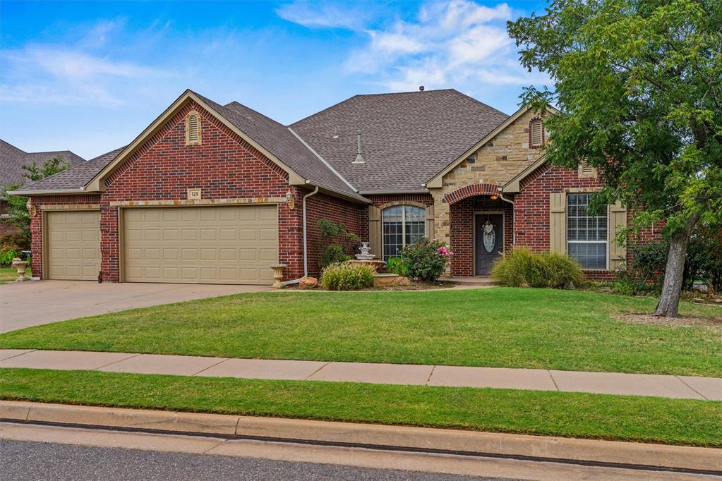 Thoughtfully maintained and filled with timeless character, this well-built Edmond home offers the kind of quality and craftsmanship that is increasingly hard to find. Original solid-wood details add warmth and distinction throughout, complemented by fresh interior paint, updated lighting in the main living areas, beautiful hard-surface flooring, and new carpet in the primary bedroom. The floor plan is both comfortable and functional, with generous living spaces, a dedicated office, and a spacious primary suite with a private en suite bath. Large windows bring in natural light, while the home’s traditional finishes and substantial construction create a sense of permanence and charm. Outside, the backyard offers a peaceful place to unwind with a glimpse of the neighborhood pond, providing a lovely backdrop for morning coffee, evening gatherings, or simply enjoying the outdoors. The location is equally appealing, tucked into an established Edmond neighborhood while remaining close to Downtown Edmond, the University of Central Oklahoma, restaurants, shopping, and everyday conveniences. From local favorites in Downtown Edmond to quick access throughout the city, this is a location that makes it easy to enjoy everything Edmond has to offer. With thoughtful updates already completed and plenty of opportunity to make it your own, this home offers a wonderful combination of character, quality, and convenience.