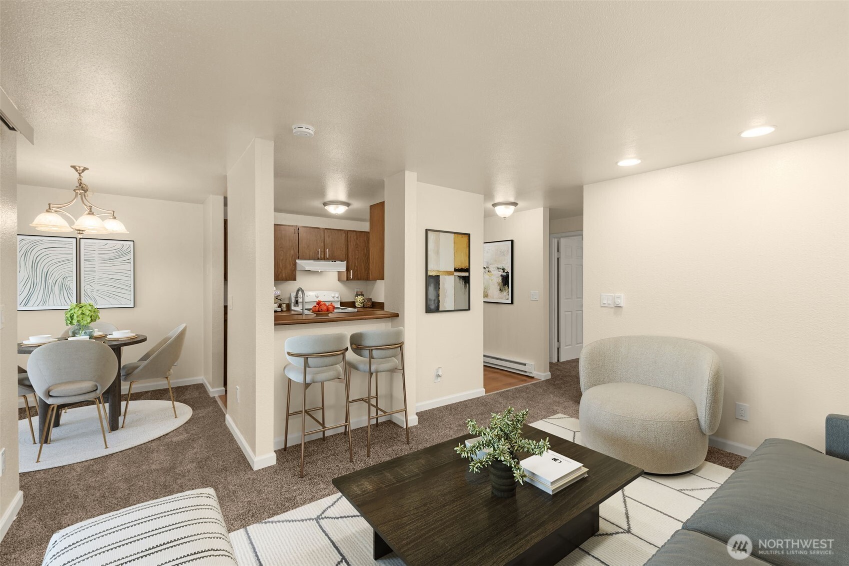 Best-Priced 1-Bedroom Condo in Edmonds – Move-In Ready  The seller has aggressively repositioned this unit to be the best value in the area. Clean, functional 1-bedroom layout offering an affordable path into homeownership or a strong rental opportunity. Bright living space with efficient use of square footage and easy, low-maintenance living.  Ideal for first-time buyers or investors seeking a well-located Edmonds condo with strong value. The monthly cost compares favorably to renting.  Move-in ready and priced for immediate sale—opportunity to secure one of the most affordable options in the market.  Discover easy, low-maintenance condo living in a quiet Edmonds neighborhood—just minutes from everything that makes this area so desirable.  Comfortable bedroom offering ample storage, while the overall setting feels peaceful and private—perfect for a true lock-and-leave lifestyle. Step outside to enjoy your own private patio, relax by the community outdoor pool, or take advantage of direct access to the expansive Interurban Trail. Just a short walk away, Lake Ballinger offers even more opportunities for outdoor recreation right at your doorstep. This prime Edmonds location puts you minutes from downtown Edmonds shopping, dining, parks, beaches, & the waterfront. Commuters will appreciate easy access to I-5, Hwy 99, public transportation, and the nearby Link Light Rail. Marina Beach Park and the Edmonds Ferry are just 15 minutes away, & local shopping is moments from home.