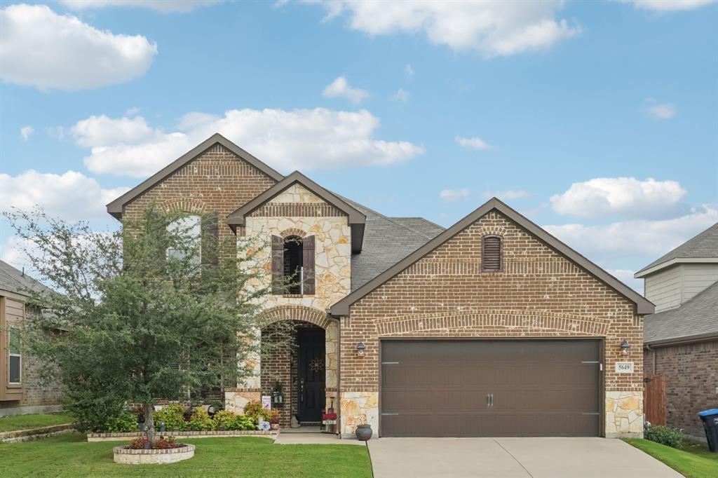 YouTube 5649 Salt Springs for a full video walk-through! Built by Impression Homes in 2018, this move-in ready home in Marine Creek Ranch combines comfort, style, and convenience. The open layout with hand-scraped hardwoods and a cozy gas fireplace connects seamlessly to a gourmet kitchen with gas appliances—perfect for both everyday living and entertaining. The first-floor primary suite offers a special feature, a flexible sitting area that can be adapted to your needs—office, closet, nursery, or gym—plus a spa-inspired bath and spacious walk-in closet. The 2nd floor features three bedrooms, 1 bath and a family favorite, the HUGE game -family room perfect for get togethers. Outdoors, enjoy a backyard designed for gatherings with a covered patio, raised bed garden area (could be fire pit or play area) and year-round relaxation in the private hot tub spa. Community amenities elevate your lifestyle with resort-style pools, splash zones, trails, private fishing pier on the STOCKED Marine Creek Lake, and a private boat dock. Two charming beaches offer their own special appeal, one with a large playground and grills perfect for family cookouts. Enjoy fishing from the private HOA fishing pier on the STOCKED Marine creek lake! The location is as convenient as it is beautiful. Kids can walk to top-rated elementary schools, explore the nearby library, and enjoy the benefits of a highly regarded school district. Just minutes away, you’ll find the historic charm of the Fort Worth Stockyards, the vibrant energy of downtown Fort Worth, and a wide variety of restaurants and entertainment. Friendly neighbors and a true sense of connection make this a special place to live your best life! 100% financing with no Private Mortgage Insurance through First United Mortgage Group AND $2500 lender incentive.