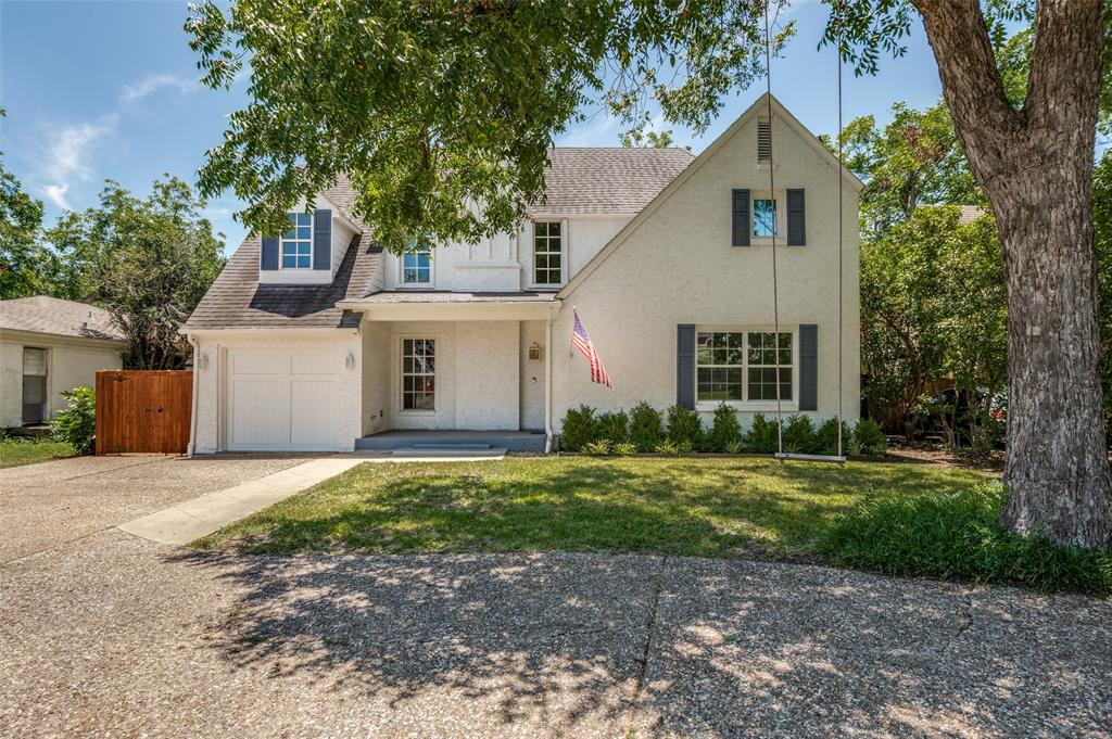 Approximately $1M invested into this charming Highland Park beauty taken down to the studs and reimagined. Modern and sophisticated - every detail was with intention to detail. Kitchen is an entertainer's dream with an expansive wall of custom cabinets, extra large island with two Dacor dishwashers, gorgeous marble countertops, ample storage, Dacor 36 inch fridge and freezer, 48 inch live brand dual fuel range, 24 inch Dacor wine fridge, more custom cabinets, sink and JennAir ice maker. New framing, insulation, sub-flooring, new gas lines, electrical, plumbing and HVAC systems and 2 tankless water heaters. The opened up and spacious downstairs offers a living room with a gas fireplace and built ins, an office that can easily be a 5th bedroom, full bath, laundry, a dining room close to the back slider, kitchen and bar with another seating or dining area mudroom with storage, dog wash plus another full bath.  Split floor plan allows for house to be utilized many different ways. Outside, enjoy a newly expanded patio, updated siding and partial new roof. Walk to the Katy Trail, Snider Plaza and even Highland Park Village. Ideally located near top tier schools in Highland Park, SMU, and premier shopping and dining. This home offers excellent potential as a long term investment in one of Dallas' most prestigious neighborhoods known as the Park Cities.