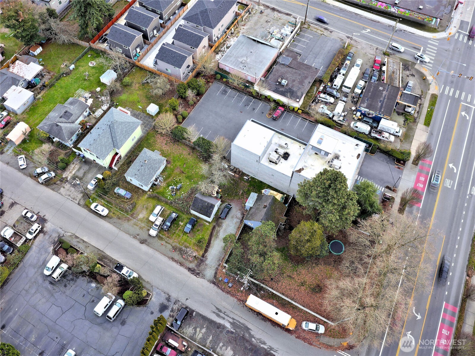 Exceptional development opportunity in the heart of Downtown Burien. Buy this home or the combined two-parcel assemblage totaling 17,778 sqft (.408 acres). Rare opportunity for builders, developers, and investors seeking commercial, mixed-use, multi-family or residential development land near Seattle and Sea-Tac Airport. The property features level topography, paved street access, and utilities already connected to the two existing houses, making it an attractive candidate for redevelopment. Located along Ambaum Blvd SW, the site provides excellent accessibility to Downtown Burien amenities, transit corridors, Sea-Tac Airport, and major employment centers throughout the Seattle metro area. The lots are zoned MU2 and R4, making the assemblage uniquely positioned for a number of redevelopment options in one of King County’s rapidly evolving communities. The Downtown Burien area continues to see significant growth and redevelopment, driven by proximity to Seattle, transit improvements, and increasing housing demand. Conveniently located near Downtown Burien shops, restaurants, parks, and transit, with quick access to Highway 509, I-5, Sea-Tac Airport, and downtown Seattle. Continue to collect rent during the permit application process. Buyer to verify zoning, density, development potential, & all feasibility to their satisfaction. The 2nd address is 871 SW 135th Street. Each existing house is 650 square feet with 2 bedrooms and 1 bathroom. Assemblage is available for $1,050,000