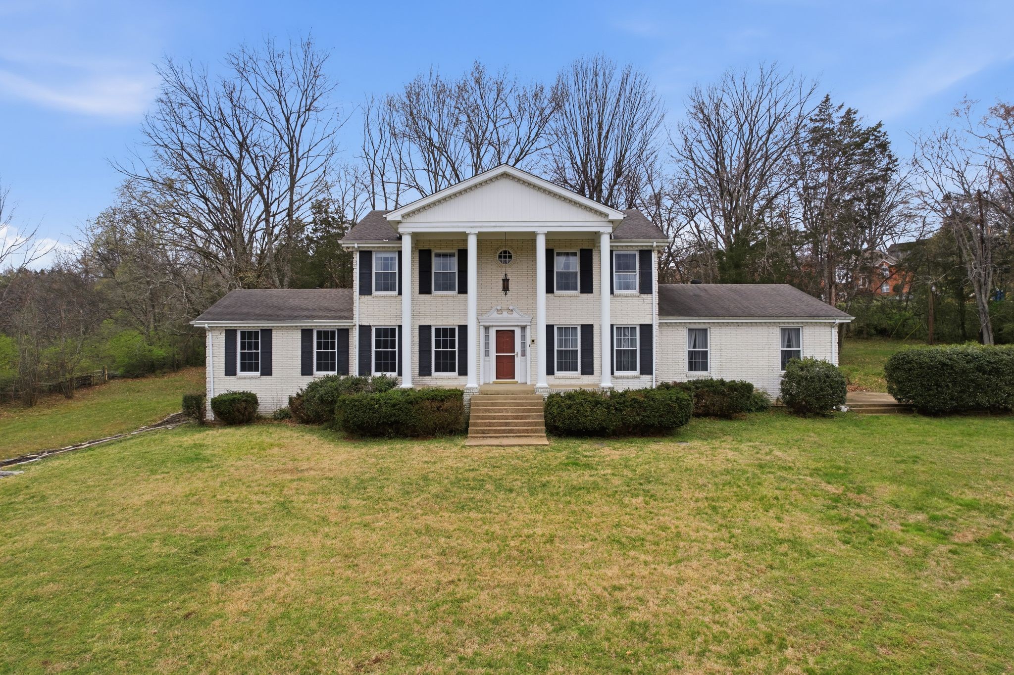 Offering the best of both worlds, this exceptional Middle Tennessee property combines a peaceful rural setting with convenient access to Nashville. Located at 14201 Old Hickory Blvd, the assembled tract (comprised of four deeds conveyed together as one offering) presents a rare opportunity for a private estate, agricultural use, equestrian pursuits, recreation, or potential future development — subject to zoning, approvals, and buyer due diligence.The land features gently rolling topography, open pastures, mature tree lines, and scenic long-range views that define classic Tennessee countryside living while remaining within easy reach of downtown Nashville and surrounding amenities.At the center of the property sits a substantial 5-bedroom residence offering flexibility for renovation, expansion, or interim use while long-term plans are explored. Whether envisioned as a private retreat, working farm, equestrian property, or investment hold, the setting supports a wide range of potential uses.Property is being offered as assembled acreage from four deeds conveyed together. Buyers are responsible for verifying zoning, utilities, subdivision potential, and all intended uses.