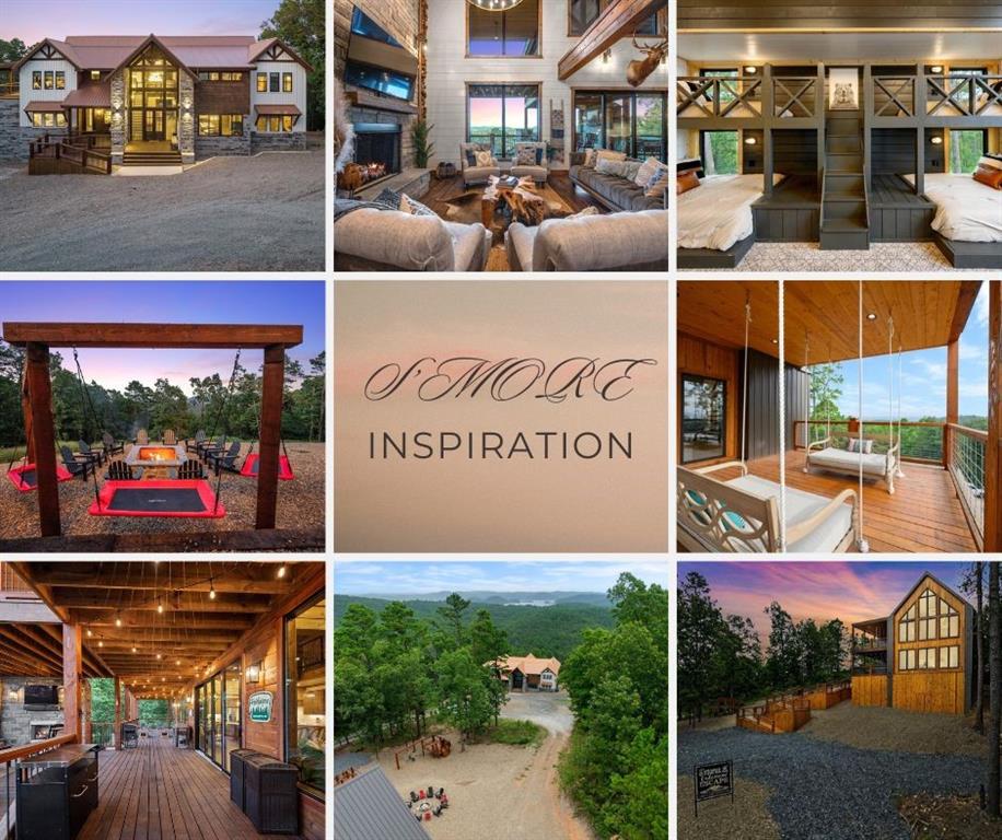 2 CABINS/15 PLUS ACRES/ HUGE OPPORTUNITY FOR FUTURE DEVELOPMENT!  2 cabins generating $600K + Annual Revenue. S’mores Sunrise: Sleeps 30. S’mores Lakeview Escape: Sleeps 15. One-of-a-kind property, views of Broken Bow Lake & Mountain Fork River. All 5 Star Reviews and established brand reputation. Not in Hochatown incorporation so taxes are 7% lower . Popular for family trips, friend trips, and corporate retreats which get great weekday bookings. The 12 + acres included in this sale have some cabins designed for them, perfect opportinuty for future development. A wedding venue/ corporate meeting space/ pools/ pickle ball courts/ tree house cabins?  All with stunning views of Broken Bow Lake and Mountain Fork River!