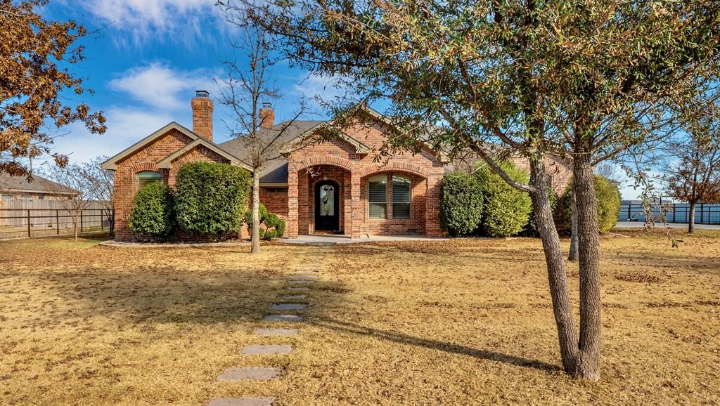 Sitting on 1.42 private acres enclosed with a pipe fence & secured by an electric gate, home has a spacious open-concept layout ideal for both everyday living/entertaining. Master suite is a retreat, featuring sitting area, two-sided fireplace to spa-like bathroom w/ soaking tub and separate walk-in shower. Outside, a 3,000 sqft shop w/ HVAC, a full bathroom already framed, needing only fixtures to be completed. A backyard oasis w/ heated pool is complemented by a pool house that can easily serve as second living quarters, covered patios w/ outdoor kitchen, entertaining area w/ fireplace.