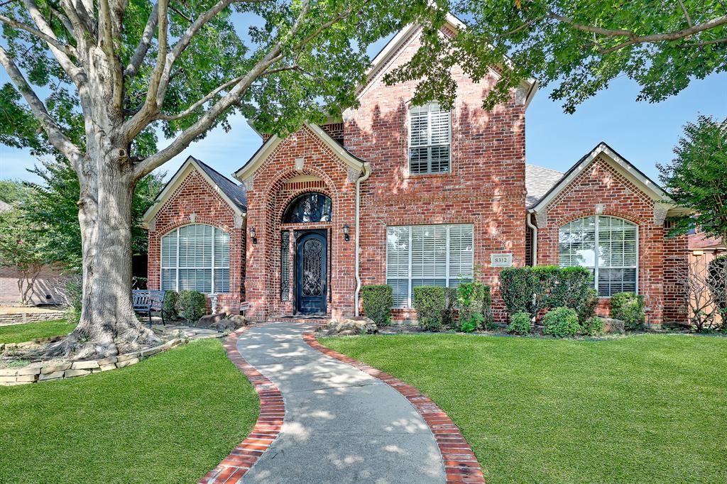 Beautiful and well-maintained Huntington home on a tree-lined cul-de-sac street. Tasteful architectural details include cathedral ceilings, crown molding, decorative trim, and a grand curved staircase. Gorgeous hand scraped hardwood floors enhance most of the first level, including the study and the primary bedroom. The primary bedroom and ensuite bath include a comfortable window seat, tall panned ceiling, separate vanities, jetted garden tub and separate shower, and two large custom designed walk-in closets. The spacious island kitchen is open to the family room and includes a breakfast bar, granite, stainless steel, and a large walk-in pantry. The second level contains a huge game room, with video equipment, and three bedrooms.  Two bedrooms are connected by a Jack and Jill bath, and one bedroom has its own ensuite bath. The study (1st floor) could be used as a fifth bedroom, with its connection to a full bathroom and a large custom designed walk-in closet. This home also comes with a sizable and private backyard with a board-on-board 8-foot fence (recently stained) and a full sprinkler system. Other features include a new roof and gutters in 2024, EV charging station, and safe racks in garage.