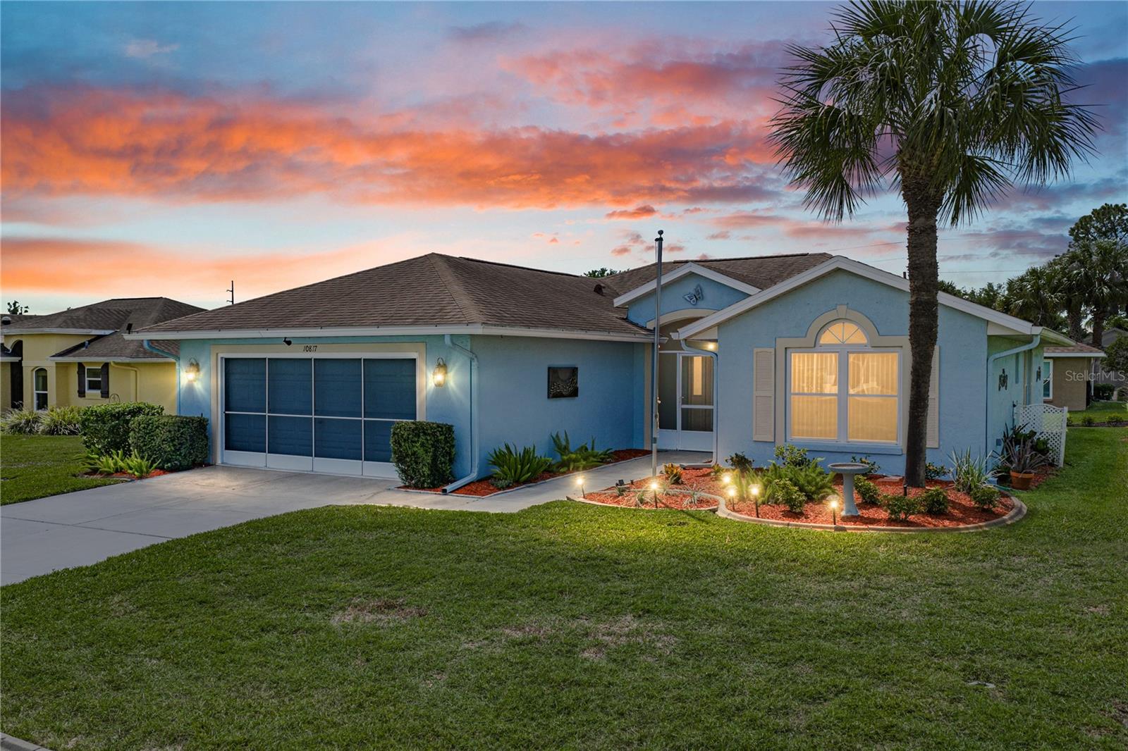 One or more photo(s) has been virtually staged. Resort-style 55+ living awaits within the highly desirable and gated Tampa Bay Golf andCountry Club! This 2 bedroom, 2 bath, 2 car garage home is highlighted by a 2024 AC, a 2019roof, a temperature controlled Florida room, and a spacious split floor plan. Arrive to an exteriorbrimming with lush landscaping and a screened, covered entryway making the approachwelcoming and inviting. Inside, the 16’x20’ living room has high vaulted ceilings, abundantnatural light through triple sliding glass doors, and an easy flow into the eat-in kitchen. Thisspace has been meticulously maintained and updated with ample wood cabinetry, granitecountertops, a 5 piece black appliance package, pantry storage, and it has an oversized dinette-perfect for a full size dining table to host family and friends! The primary retreat is split awayfrom the second bedroom for privacy and features a walk in closet, access to the Florida room,and an ensuite bathroom with dual vessel sinks, a soaking tub, and a walk-in shower. On theopposite side of the home, bedroom 2 sits near the second full bathroom- creating an ideal guestsuite. An interior laundry room leads out to the garage and the washer and 2025 dryer areincluded for added buyer convenience. Outback the 29’x8’ Florida room offers a mini split ACand a full wall of windows with roll down shades making the space enjoyable year round! TampaBay Golf and Country Club is a centrally located, gated, and amenity filled community withaccess to multiple pools, an active clubhouse with social gatherings, tennis courts, pickleball, astate of the art fitness center, restaurant, game room, dog parks, and so much more. Do not missyour ticket to luxury 55+ living- call us today for your private showing!