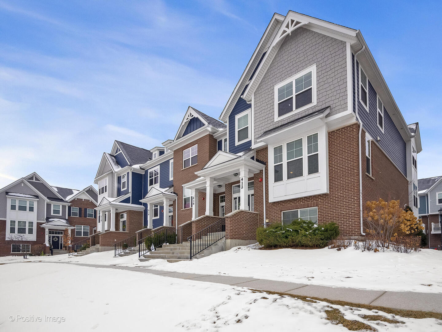 Looking for the charm and character of an established community in La Grange-without the maintenance of a single family home? This Mason Pointe end-unit townhome offers the perfect solution. Ideally located within walking distance of vibrant downtown La Grange, you'll enjoy easy access to restaurants, shops, the public library, movie theater, and the BNSF commuter train to Chicago. Outdoor enthusiasts will love the proximity to Sedgwick and Gordon Parks, featuring playgrounds, splash pad, skate park, and a variety of courts.  This sun-filled end unit showcases an open floor plan with wide-plank luxury vinyl flooring and a light-filled formal living room. The custom kitchen features a center island, quartz countertops, designer backsplash, and a walk-in pantry, all open to the family room and dining area with sliding glass doors leading to a private balcony.  The upgraded second floor offers three spacious bedrooms, two full baths, and a convenient laundry room. The primary suite includes a walk-in closet and a private bath with double vanity and an oversized walk-in shower. The finished lower level adds even more living space with a recreation room, two storage closets, utility access, a second powder room, and an open mudroom with direct access to the attached two-car garage.  Surrounded by beautifully maintained professional landscaping and located in a highly ranked school district-including Cossitt Avenue Elementary, Park Junior High, and Lyons Township High School-this home truly has it all. Now is the time to enjoy low-maintenance townhome living in higly desirable La Grange!