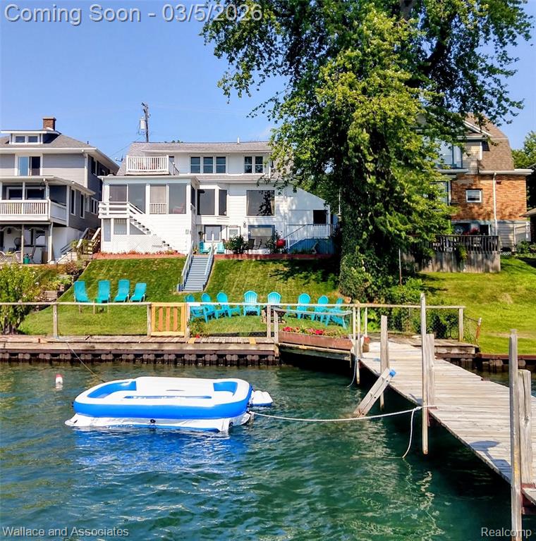 Looking for that perfect St. Clair River Front Home? Here it is! This home has been well maintained and is currently certified for Air BnB usage that you could utilize for additional income. 5 Bedrooms (Several with River View) 4.5 Baths give plenty of space for large gatherings. Each level has its own Kitchen and living area. Enjoy watching Freighters from the 3 Seasons room or from the patio. The home is fenced in and back yard provides plenty of space for summer get togethers and barbeques. Close to downtown Port Huron and easy access to shopping and expressways, this home is ideal for year round living or for the perfect summer getaway. Call and get your showing scheduled to see all this home has and the potential it has to offer!