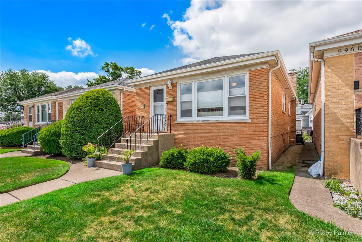You Found It! Welcome to 5956 N Elston Ave - a beautifully maintained and thoughtfully updated home nestled in Chicago's desirable Jefferson Park neighborhood. This inviting residence features a host of recent improvements, blending modern comforts with timeless charm.    Step into the heart of the home - the updated kitchen - boasting brand-new 36" white soft-close cabinets, sleek quartz countertops, and a kitchen floor replaced just 2 years ago, offering a fresh and contemporary feel. The main floor bathroom has been stylishly renovated with a new shower door, toilet, overhead light, sink, and vanity, creating a spa-like experience.    Additional upgrades include a high-efficiency furnace, perfect for year-round comfort and energy savings, and a high-grade roof installed just 3 years ago, offering peace of mind for years to come.    Ideally situated close to transportation, shopping, schools, and parks, this move-in ready home is a fantastic opportunity for homeowners and investors alike. Don't miss your chance to own this updated gem in a convenient Chicago location!