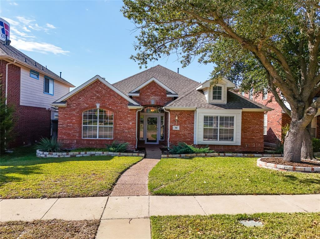 Beautiful single-story home in highly sought-after Custer Hill! Step inside this charming 3-bedroom, 2-bath residence featuring a spacious open layout, high vaulted ceilings, and plenty of natural light throughout. The inviting living area offers a cozy gas fireplace and flows seamlessly into the kitchen—complete with granite countertops, a breakfast bar, and ample cabinet space. The private primary suite includes an ensuite bath with dual sinks, separate vanities, a soaking tub, updated frameless glass shower, and a large walk-in closet. Enjoy the backyard oasis with a sparkling in-ground gunite pool, covered patio, and wood privacy fence—perfect for relaxing or entertaining. Additional highlights include a rear-entry 2-car garage, zoned HVAC, and close proximity to shopping, dining, and top-rated Plano ISD schools. Conveniently located near major highways for an easy commute!