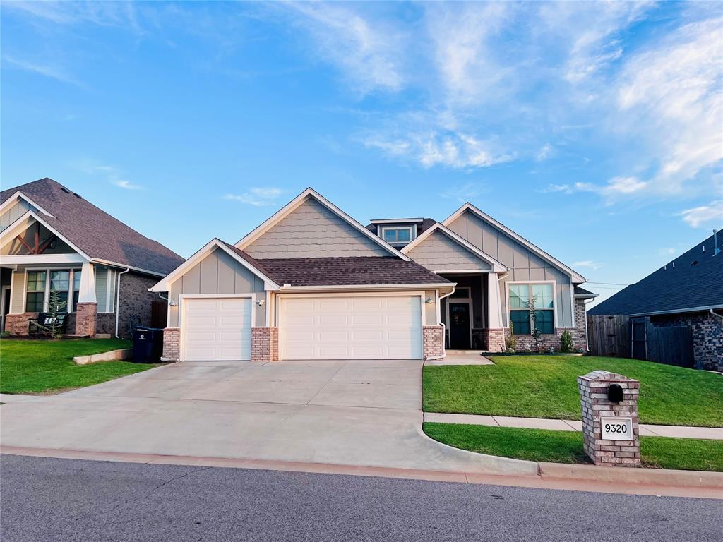 You will fall in love with this VERY WELL cared for 4 bedroom 2 bath 3 car garage home located in the Award winning Mustang school district! It has a great open floor plan that is perfect for entertaining. It has wonderful natural lighting. Luxury custom finishes thru out the home. It is equipped with natural gas appliances and a beautiful gas fireplace. It has gorgeous custom backsplash and granite countertops. Nice size laundry with custom tile and a mudroom. The large 3 car garage features a walk in storm shelter for your peace of mind. Most of the fence is only 3 years old. This home is perfectly sized and so easy to cool and heat. You will love this neighborhood!!!