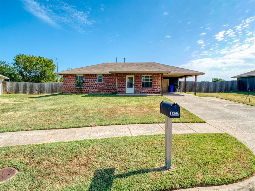 Charming Home Near the University of Oklahoma. 
Located less than 2 miles from the University of Oklahoma, this 2 bedroom, 2 bath home offers the perfect blend of comfort, convenience, and investment potential. Step inside to find a cozy, welcoming layout that makes the most of the square footage including a nice sized utility room! Ideal for everyday living or hosting guests. Outside, enjoy the large backyard, creating a peaceful retreat just minutes from campus, downtown Norman, and local dining and entertainment. Attached carport provides access to the backdoor while fully covered from the weather.  Small storage area for tools/lawn equipment. Whether you’re searching for a personal residence or an income-producing property, this home checks all the boxes. Its prime location makes it an excellent option for a game-day rental, student housing, or even a short-term rental like Airbnb.  The home next door, 1813, with the same layout, is also listed for sale by same agent and seller.  Buy two investment properties and the possibilities are endless!
Don’t miss this opportunity to own a versatile property in one of Norman’s most sought-after locations!