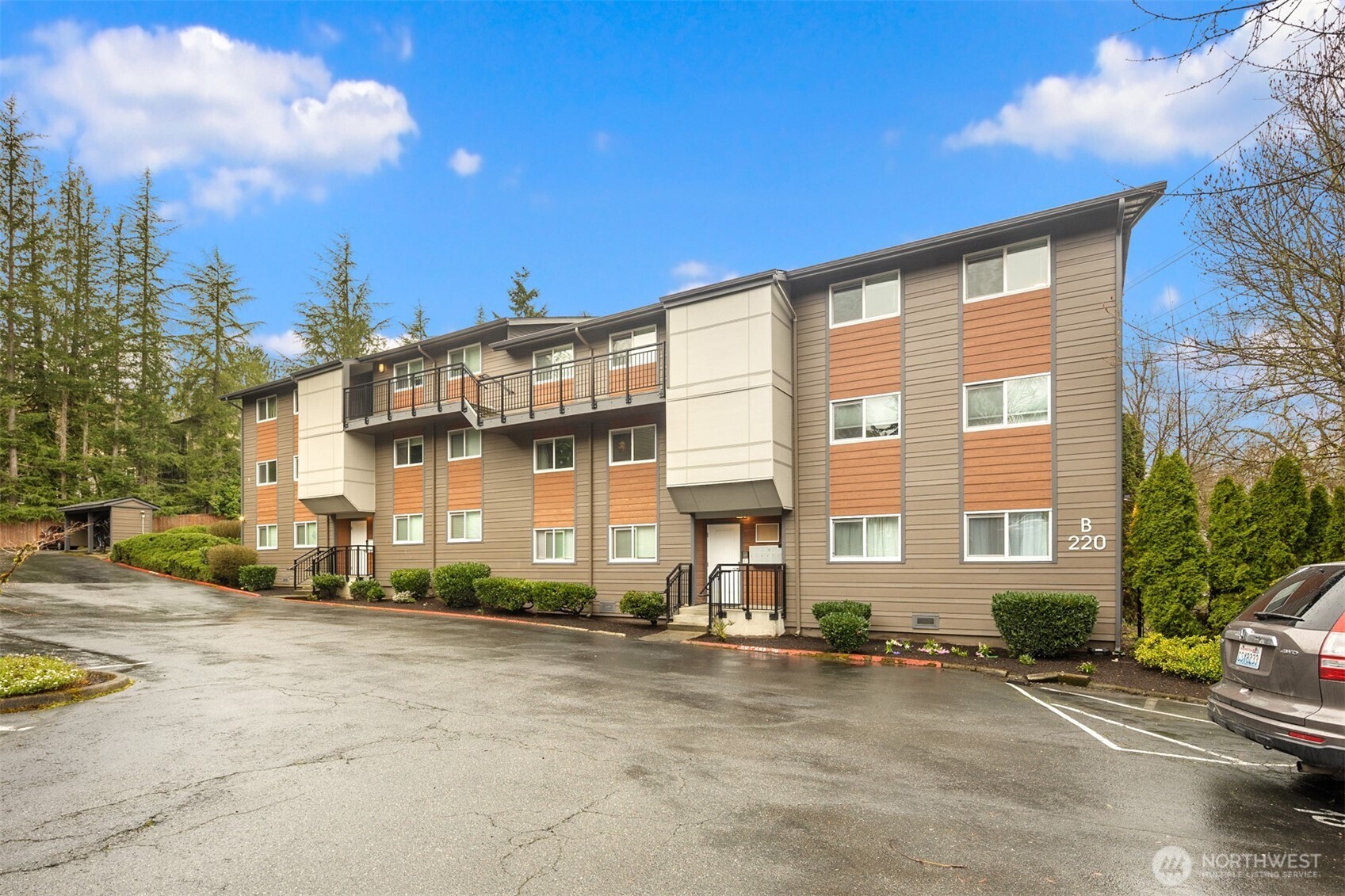 Beautifully upgraded top-floor condo in the heart of Issaquah, offering modern finishes and true long-term peace of mind. The entire exterior has been completely redone with top-quality materials, including brand new cement board siding, new roof, new gutters, fresh exterior paint, and energy-efficient vinyl windows—ensuring no major repairs or expenses for decades to come. With no special assessments and a brand-new exterior makes this a truly turnkey opportunity.     Located just blocks from Historic Downtown Issaquah, enjoy easy access to charming cafés, restaurants, boutique shops, and popular community events like Salmon Days. Surrounded by top-rated schools, beautiful parks, scenic trails, and breathtaking natural surroundings, this location offers an incredible lifestyle.     Inside, the home features a fully remodeled kitchen with new cabinetry, updated countertops, and hardwood flooring, along with a beautifully refreshed bathroom and a spacious laundry room with full-size washer and dryer. Reserved parking plus no rental cap make this an exceptional opportunity for both homeowners and investors.