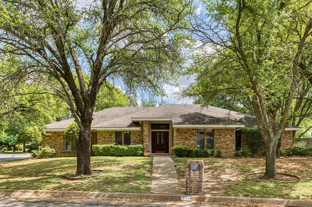 Welcome to this fantastic opportunity in the highly desirable Meadows West neighborhood! Situated on a spacious, comfortable corner lot in a quiet cul-de-sac, this single-family home offers an ideal blend of privacy and convenience in one of Fort Worth’s most sought-after communities. This 2,849 sq ft residence, built in 1978, is currently configured as a 3-bedroom, 3-bath home complete with a versatile mother-in-law suite. Originally designed as a 4-bedroom home, reconfiguring it back to four bedrooms is quick, straightforward, and can be done with minimal effort—perfect for growing families or those needing extra space. The home is move-in ready as-is, providing immediate comfort while presenting tremendous potential for personalization. A full cosmetic remodel would transform this solid property into a showcase, allowing a savvy DIY enthusiast or investor to create their dream home and build instant equity. What makes this listing truly unique? The seller is a professional remodeling company with the expertise and resources to handle the renovation for you. If you prefer a turnkey solution, they may be willing to provide full remodeling services tailored to your personal tastes. However, this window of opportunity is short-lived—the property is only available briefly because the seller does not currently have crews ready to begin work. Once their schedule opens, this home will be removed from the MLS and a complete renovation will commence.Don’t miss your chance to own a great house in a desirable neighborhood on a comfortable corner lot. Whether you envision a hands-on renovation project or a professionally executed update, 6851 Shorecrest Ct delivers exceptional value and endless possibilities. Schedule your showing today before this rare opportunity disappears!