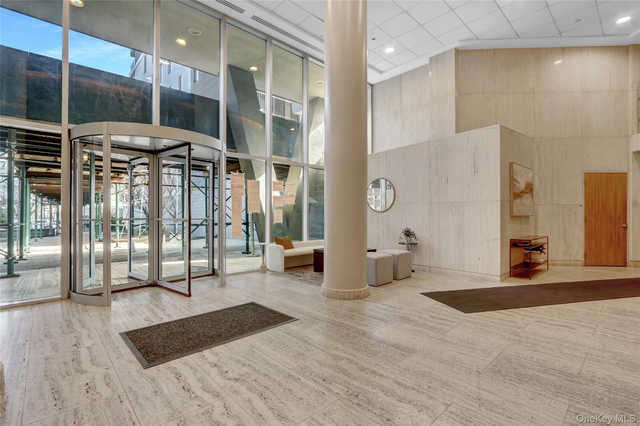 Bright & Spacious Two Bedroom/ Two Bathroom Unit With Amazing View of the East River & NYC. High-Ceilings, Chic & Modern Condo w/ Amenities that Include Doorman, Code Entry for Residents, Elevator Building, Fitness Center, Landscaped Courtyard W/ Grilling Area, Bike Rack & Garage Parking (1 or 2 Spots Available for Purchase, Call for Pricing). Steps Away From The New Ferry W/ Stops To Manhattan & Brooklyn. Walking Distance To Astoria & Socrates Sculpture Park, Shopping, Restaurants & Costco. Unit Features A Gorgeous Kitchen W/ Stainless Steel Appliances, Hardwood Floors, Washer/Dryer In The Unit, Central Air & Heating (Electric) HOA Fee Includes Water & Cooking Gas, Step Out onto your own Balcony With Views of the City.