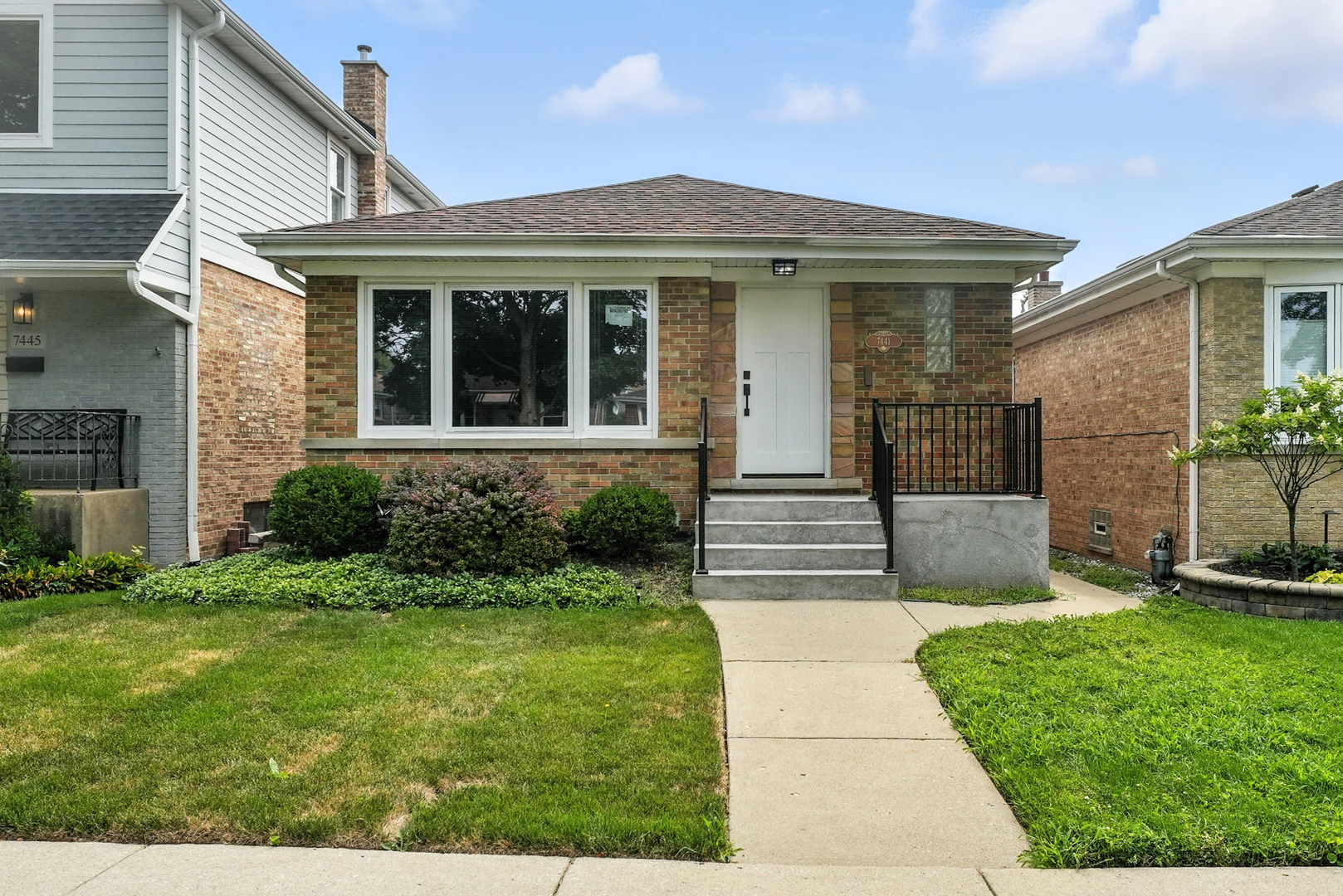 Welcome to this beautiful Edison Park neighborhood, a fully renovated 3-bedroom main level, 4th bedroom lower level, 2.5-bathroom home, making its total living area approximately 2132 square feet. Just minutes away from Uptown Park Ridge and 10 minutes away from O'Hare International Airport. With the upper level at approximately 1142 square feet, this home has been extensively updated with large scale improvements, including a brand-new kitchen, kitchen cabinets, mud room, bathrooms, new stainless steel appliances, freshly painted, and new floors throughout the entire home all completed in June 2025. The basement with approximately 958 square feet, offers ample finished living space with adequate amounts of lighting that can be personalized to your preference. Basement also has a room that is perfect for an office or extra storage space. Each bathroom is complete with signature design, which satisfies all tastes. Exterior upgrades include brand new siding on the home and garage, giving it a fresh appearance. New cement paving added to the outside of the home and the front porch redone, giving it a vibrant look. The backyard is beautifully landscaped and gets plenty of sunlight. The roof is less than 5 years old, and a new HVAC added in 2024. Additional features include a detached 2-car garage, excellent school district, and two Metra Stations (Edison Park & Park Ridge) both less than 5 minutes away. Retail and grocery stores as well as many dining options all within 5 minutes. This is a true move-in-ready home in a fantastic location, blending modern updates with long-term value. Put this house on your must see list! Schedule a visit soon at this property in a high-demand location.