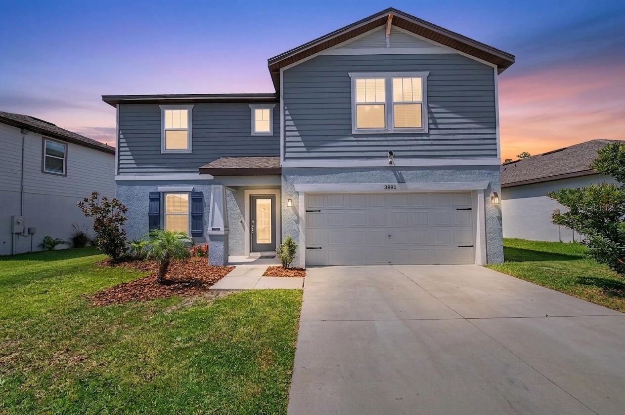 Built in 2023, this spacious 4-bedroom, 3.5-bath home offers nearly 2,900 square feet of thoughtfully designed living space, a pond view, an open floor plan, and a beautifully appointed kitchen with granite countertops, a large island, and a walk-in pantry. Located in the desirable North Park Isle community, this two-story home provides the perfect blend of comfort and functionality.The open-concept kitchen overlooks the family room, creating an ideal space for everyday living and entertaining. The primary suite is conveniently located on the main floor and features a walk-in closet and a private en-suite bath. Upstairs, additional bedrooms and flexible living space provide room for family, guests, or a home office.Enjoy Florida living from the backyard featuring a fire pit, patio, and peaceful pond views. Additional highlights include hurricane shutters, a tankless water heater, irrigation system, outdoor grill, balcony, sliding glass doors, and an attached two-car garage.North Park Isle residents enjoy access to community amenities including water access and a dock while being conveniently located near shopping, dining, schools, and major roadways for an easy commute throughout the Tampa Bay area.Schedule your private showing today to experience everything this exceptional home has to offer.